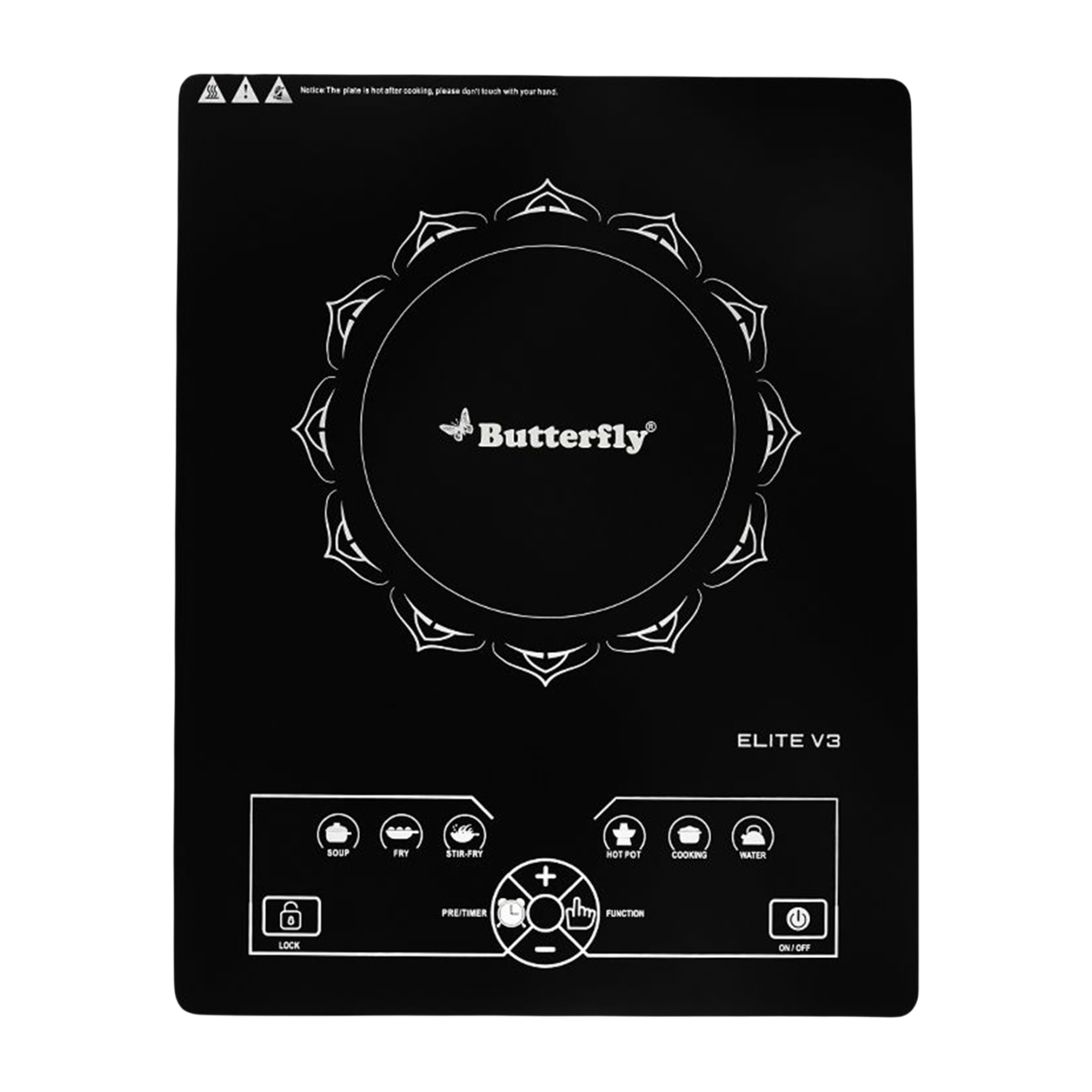 Buy Butterfly Elite V3 2200W Induction Cooktop at Poorvika Online