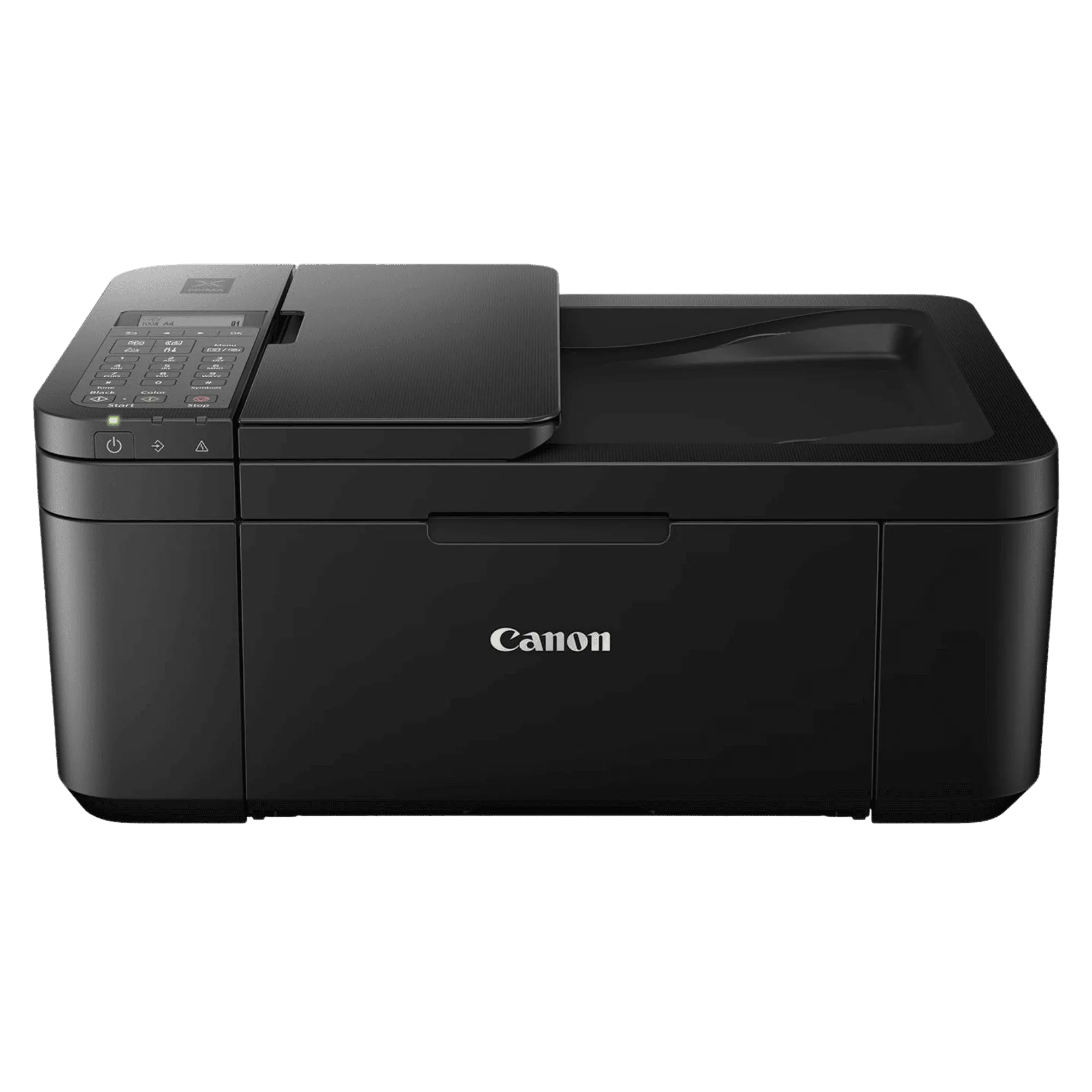 Canon pixma e4570 all in one wifi color inkjet printer black Front View
