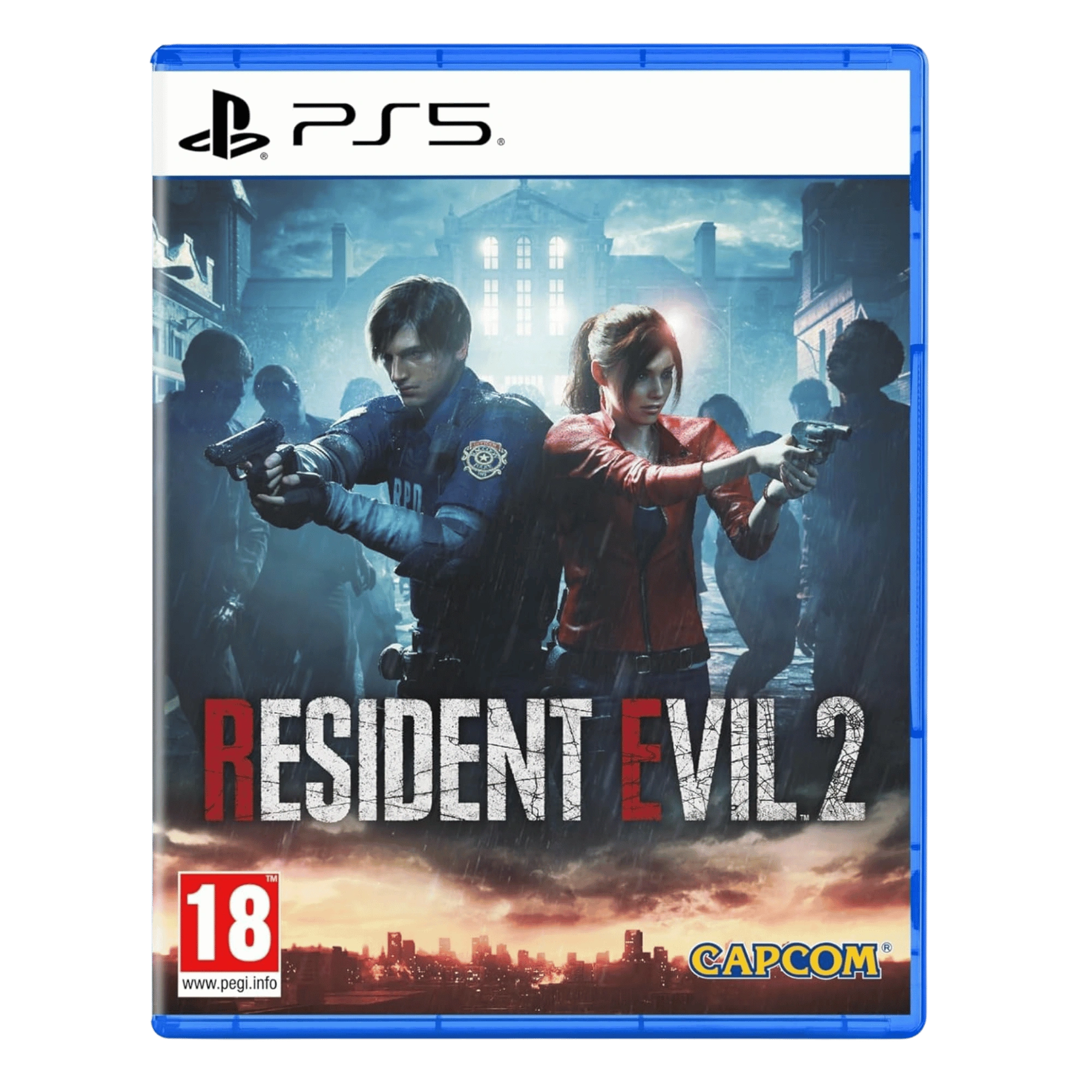 Capcom resident evil 2 for ps5 game Box View