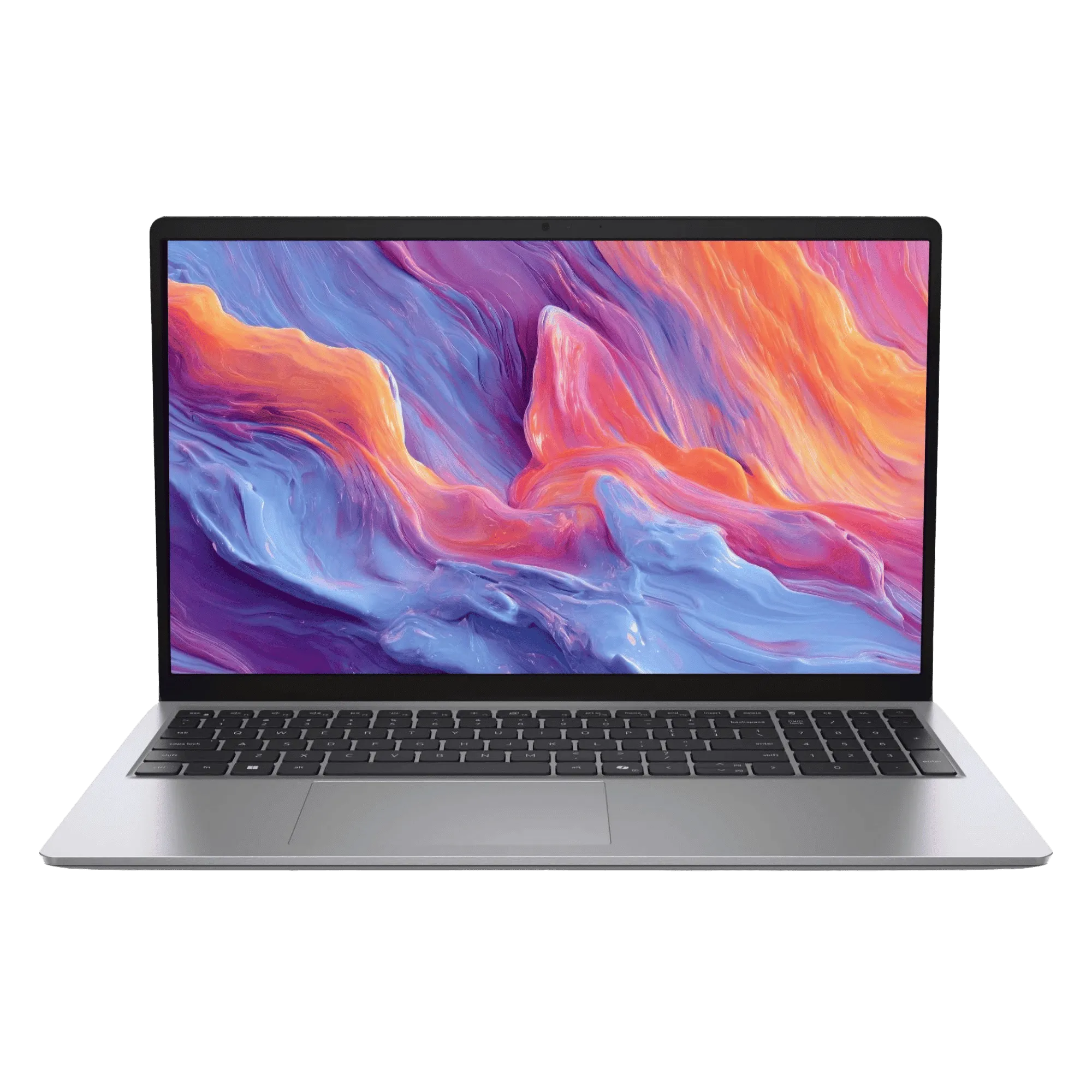 Dell 15 intel core ultra 5 225h windows 11 home laptop cd15260ctoh3rins1 platinum silver 16gb 512gb Front View