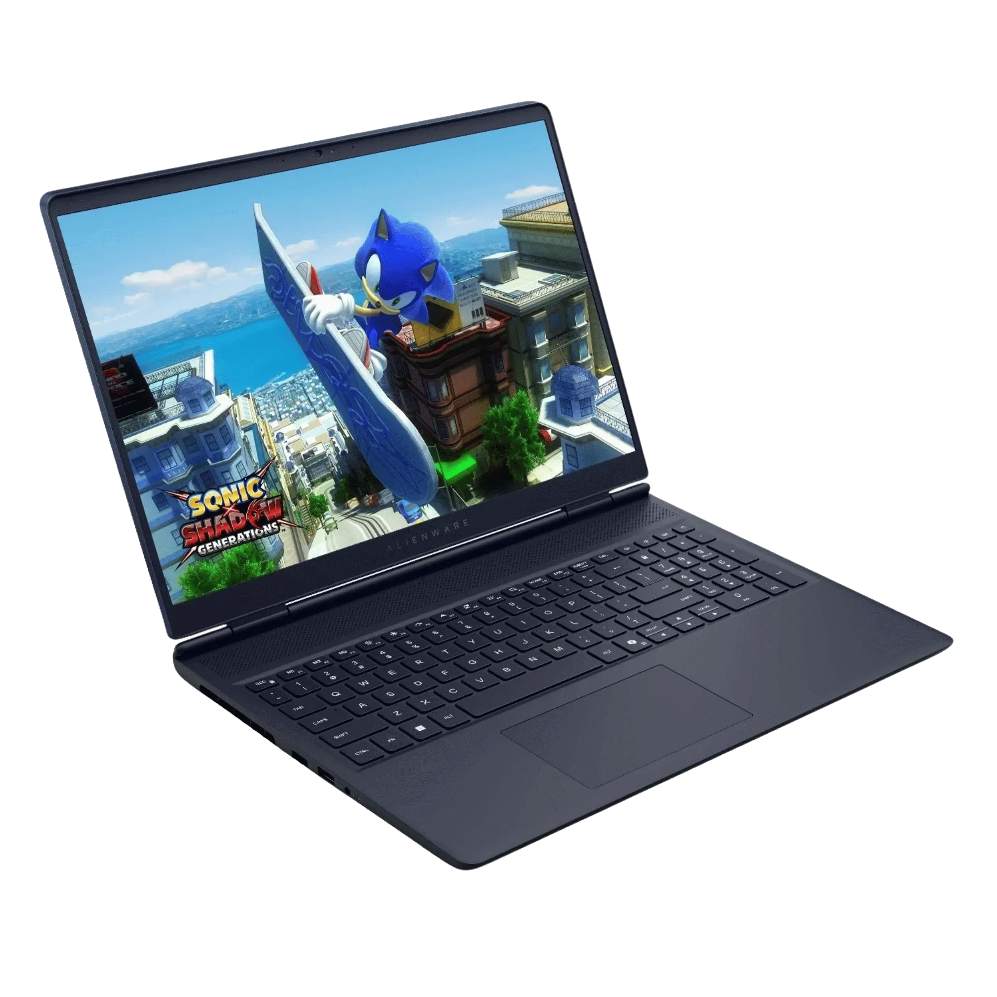 Dell alienware 16 aurora intel core 7 240h windows 11 home gaming laptop oan1625000801mino interstellar indigo 16gb 1tb Front Left View