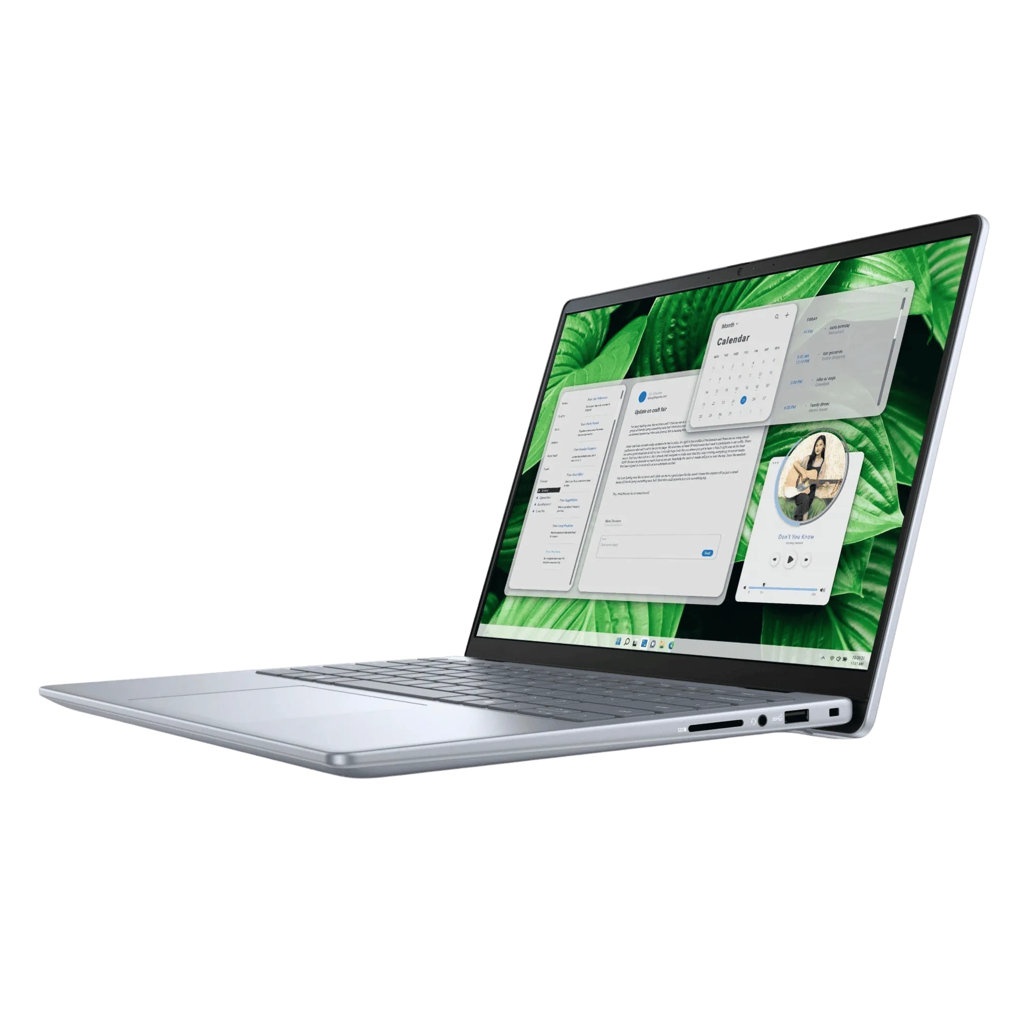 Dell Inspiron 14 5445 Ryzen 5 Laptop ( Ice Blue, 16GB-512GB )