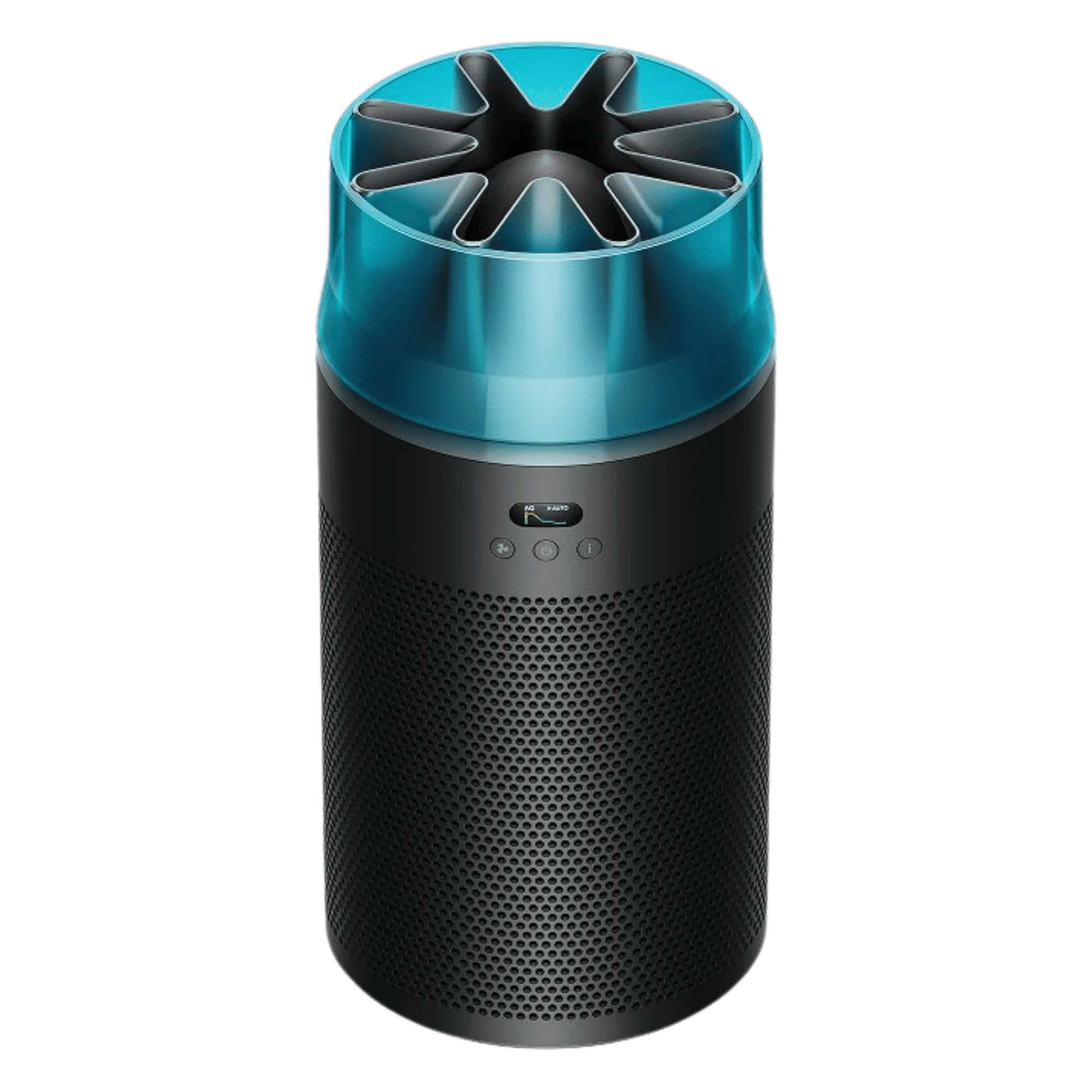 Dyson sp01 hushjet compact air purifier black Front View