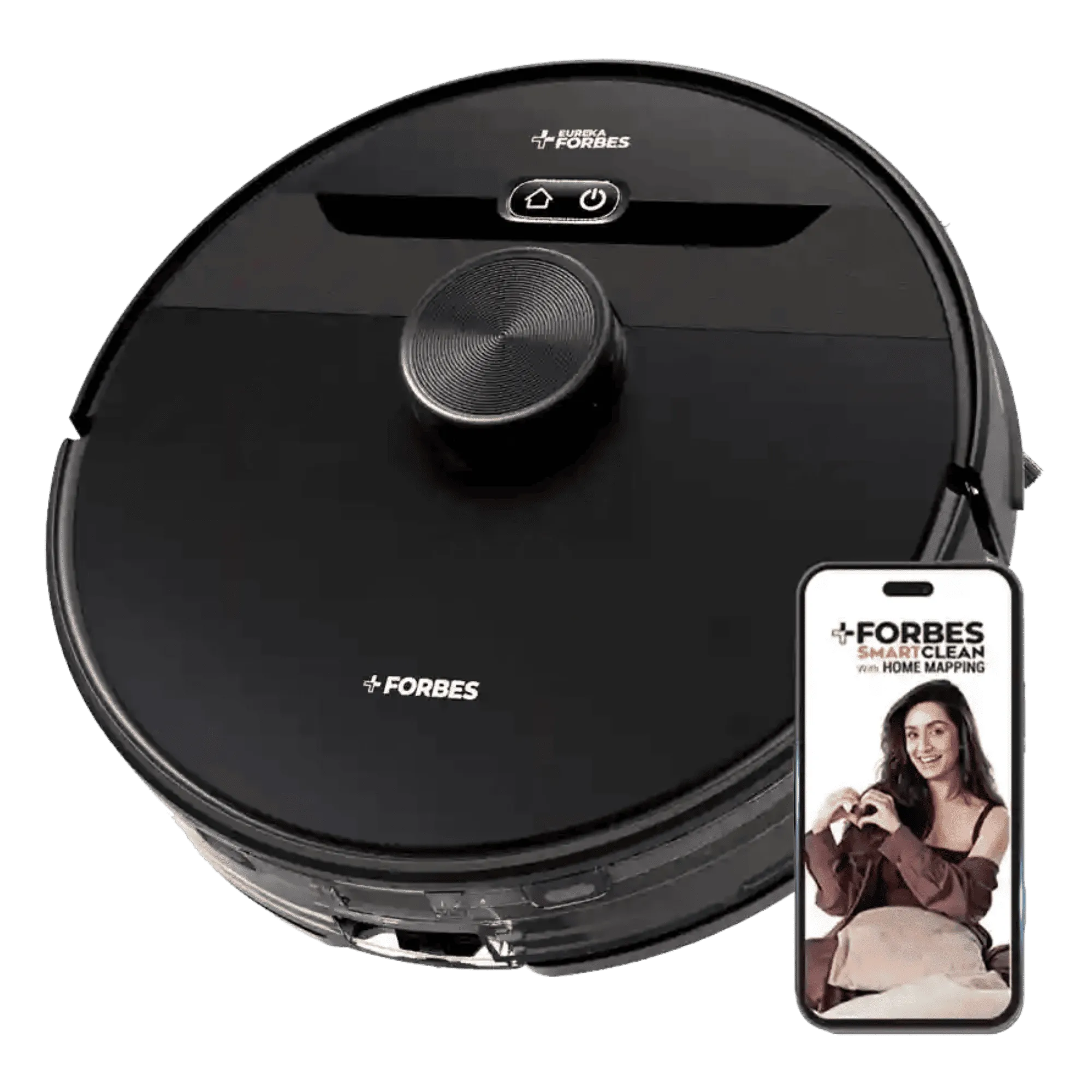 Eureka forbes smartclean home mapping pro s2 robotic vacuum cleaner black Full View