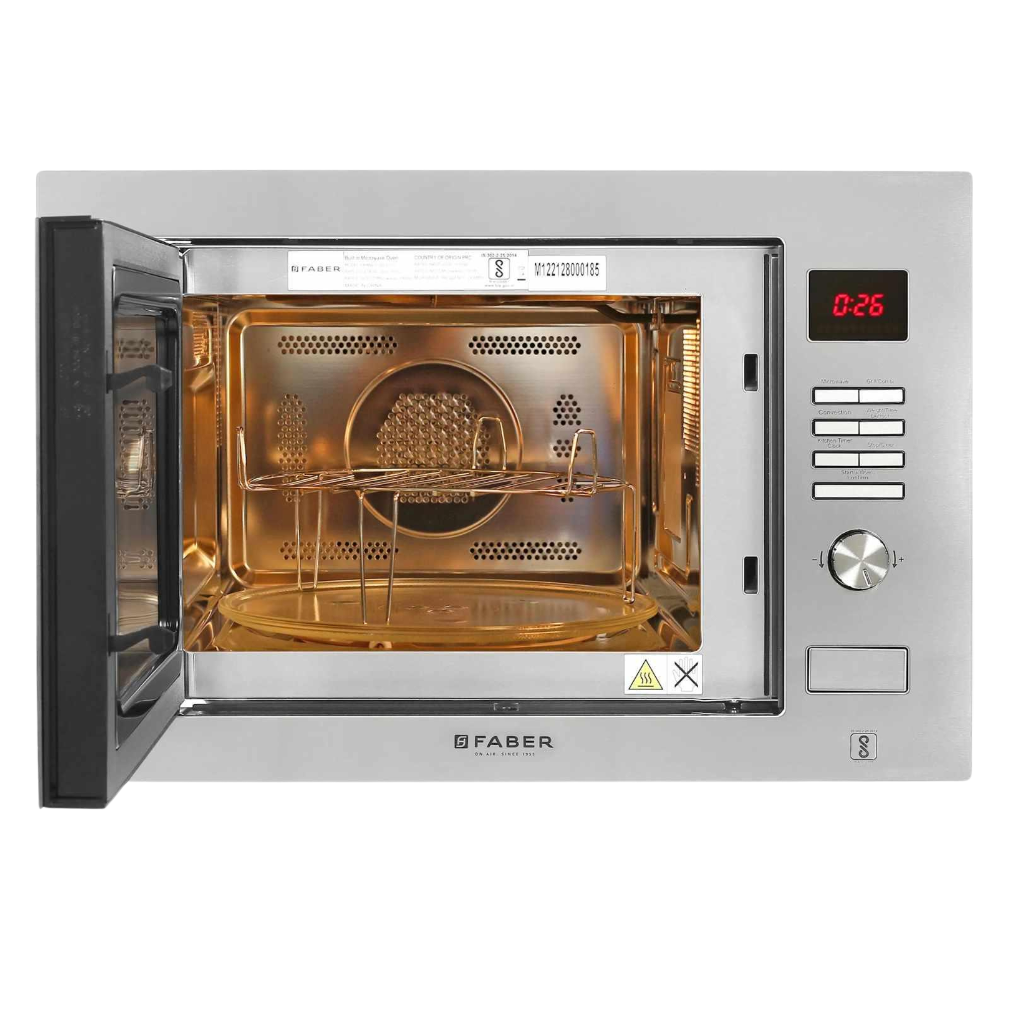 faber built in microwave price