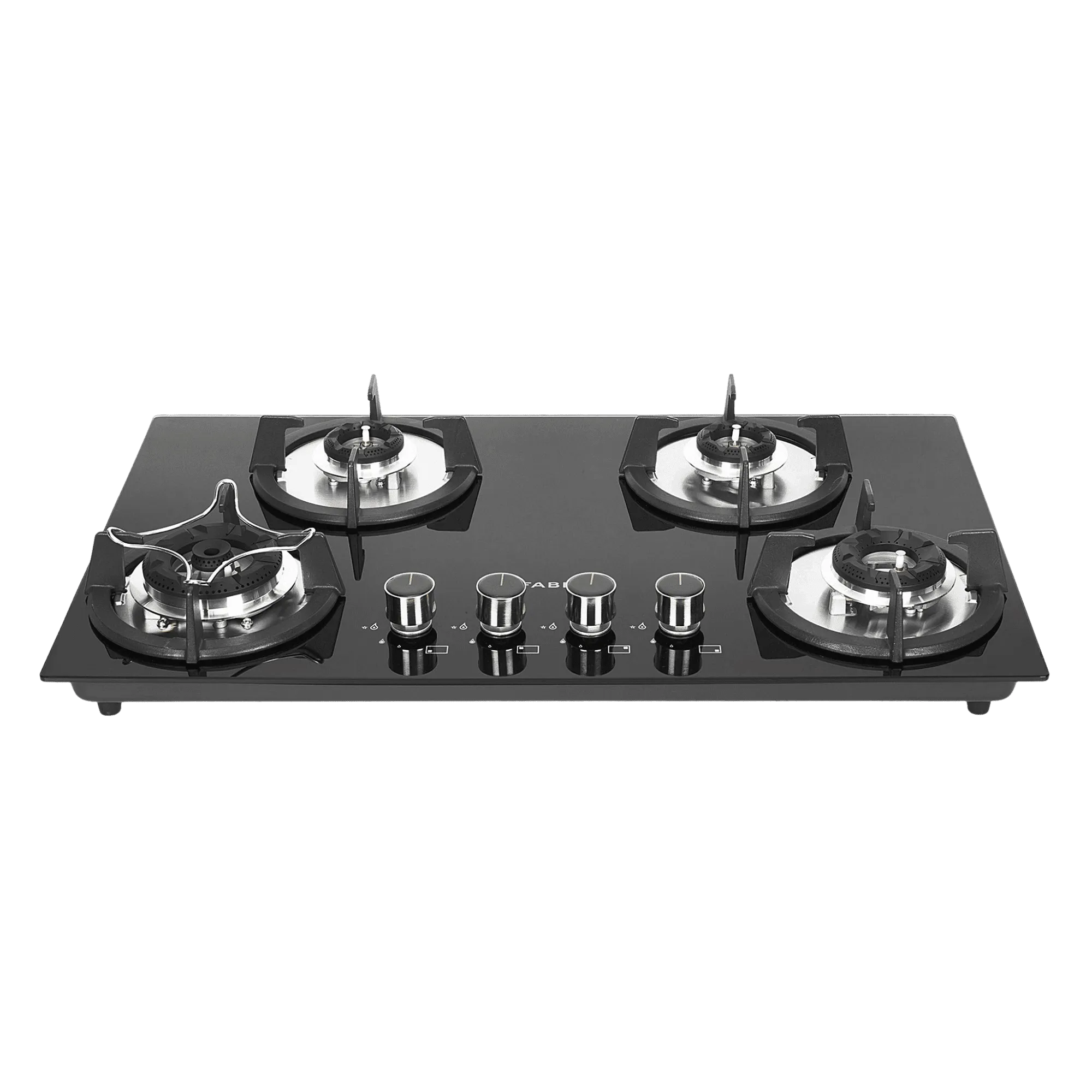 Faber hob superia ht764 br ai n 4 burner hob black Front View