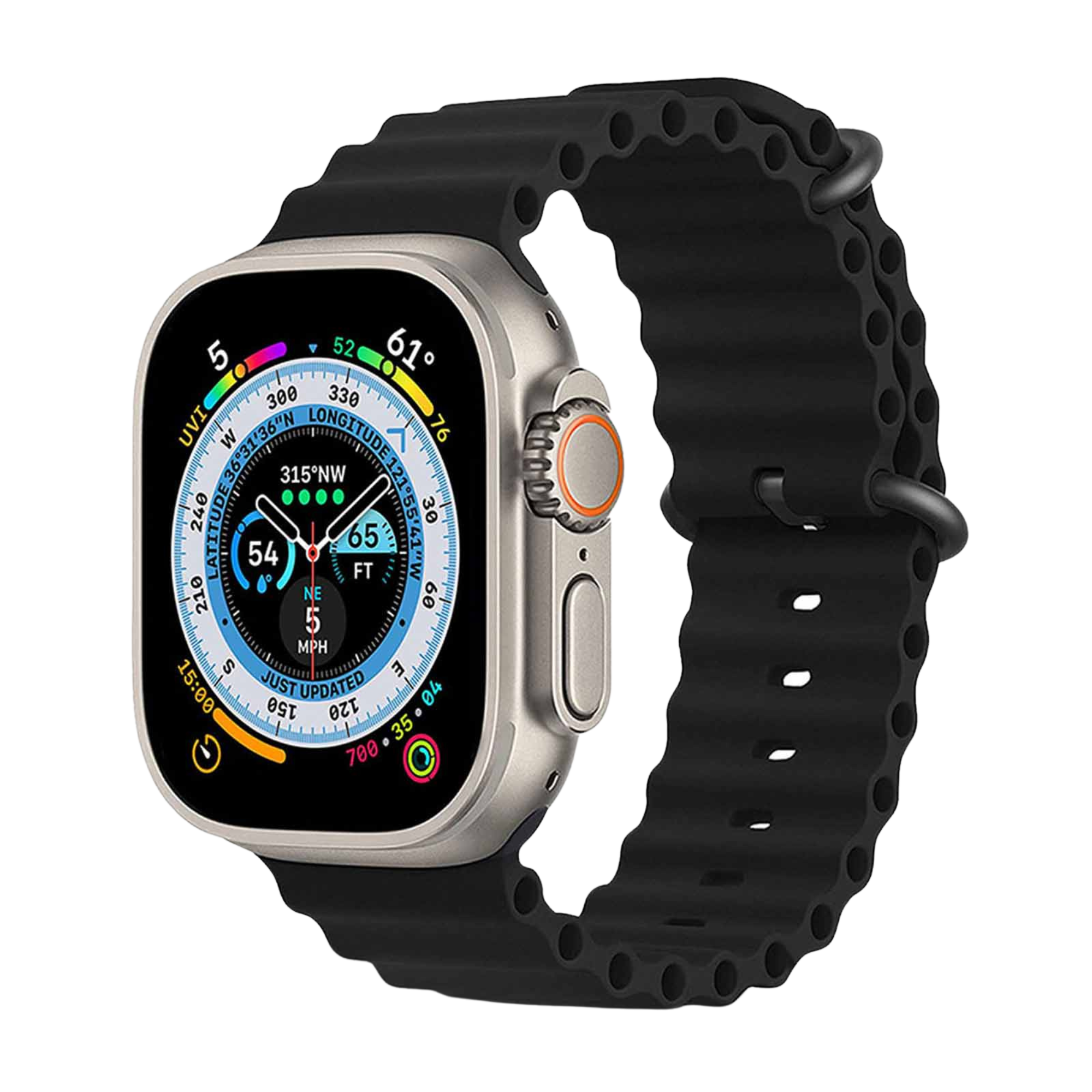 Buy Gripp Watch Strap Apple 45mm/49mm (Black) with Exciting