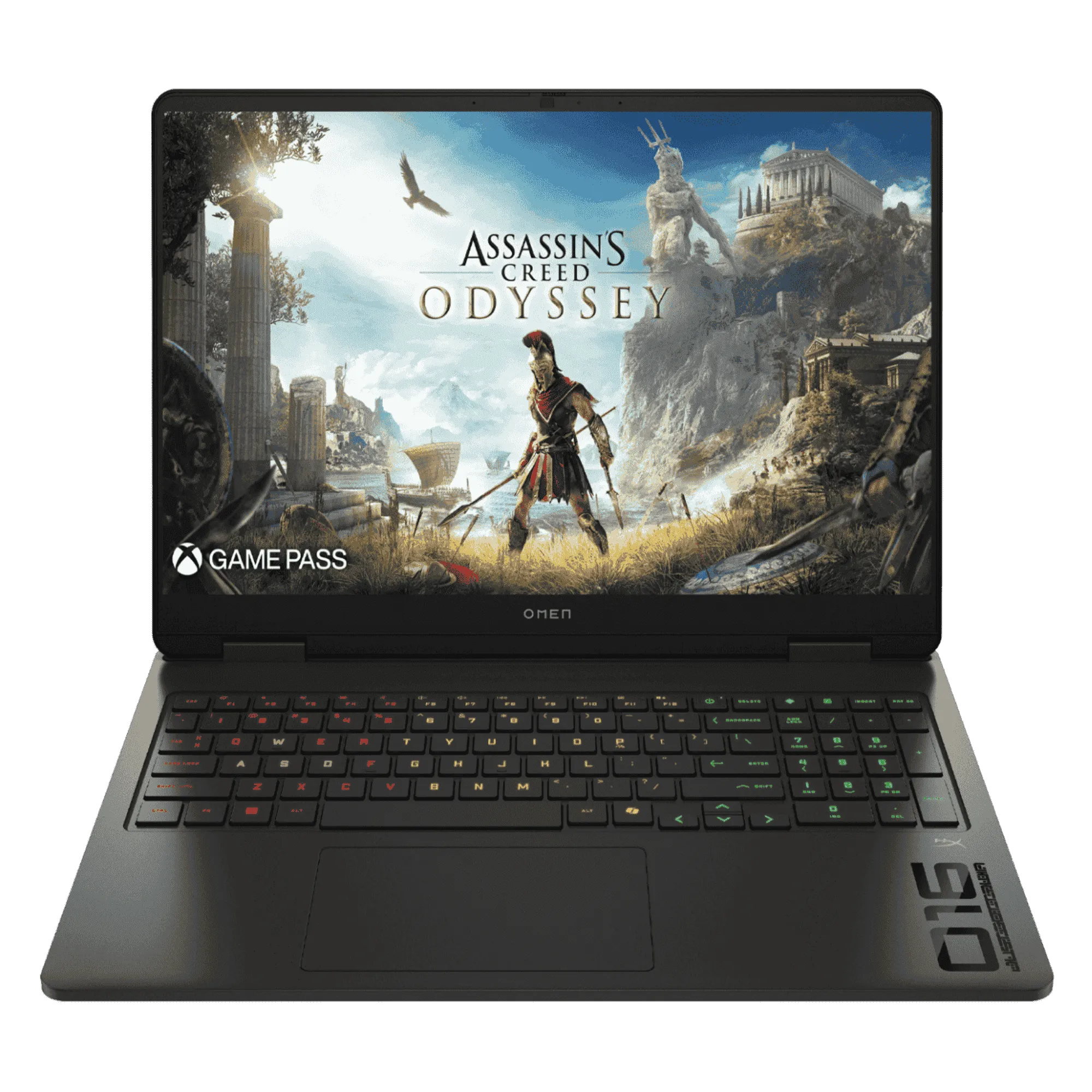 HP omen gaming intel core i7 14th gen windows 11 home laptop 16 am0239tx shadow black 24gb 1tb Front View