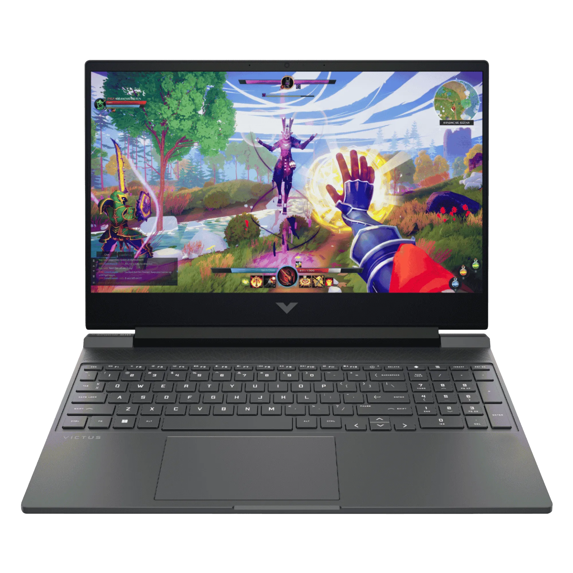 HP victus gaming intel core i5 14th gen windows 11 home laptop 15 fa2303tx mica silver 24gb 512gb Front View
