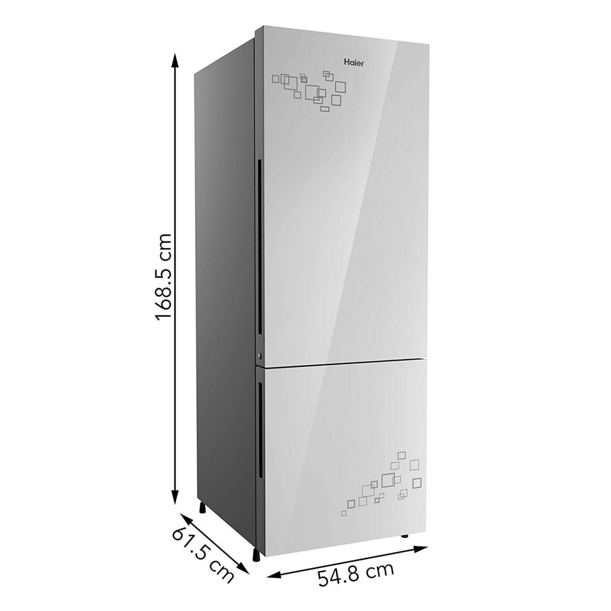 Haier 276 L Bottom Mounted Frost Free Double Door Fridge HRB 2964PMG E