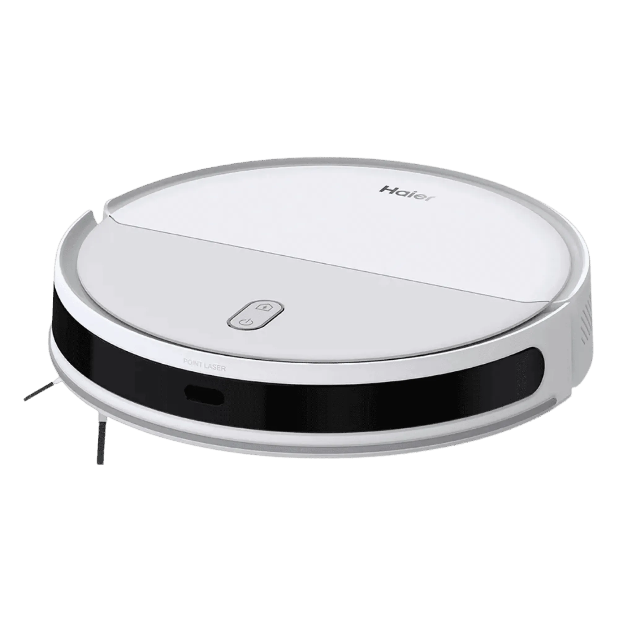 Haier x11 civic robot vacuum cleaner white Front Right View