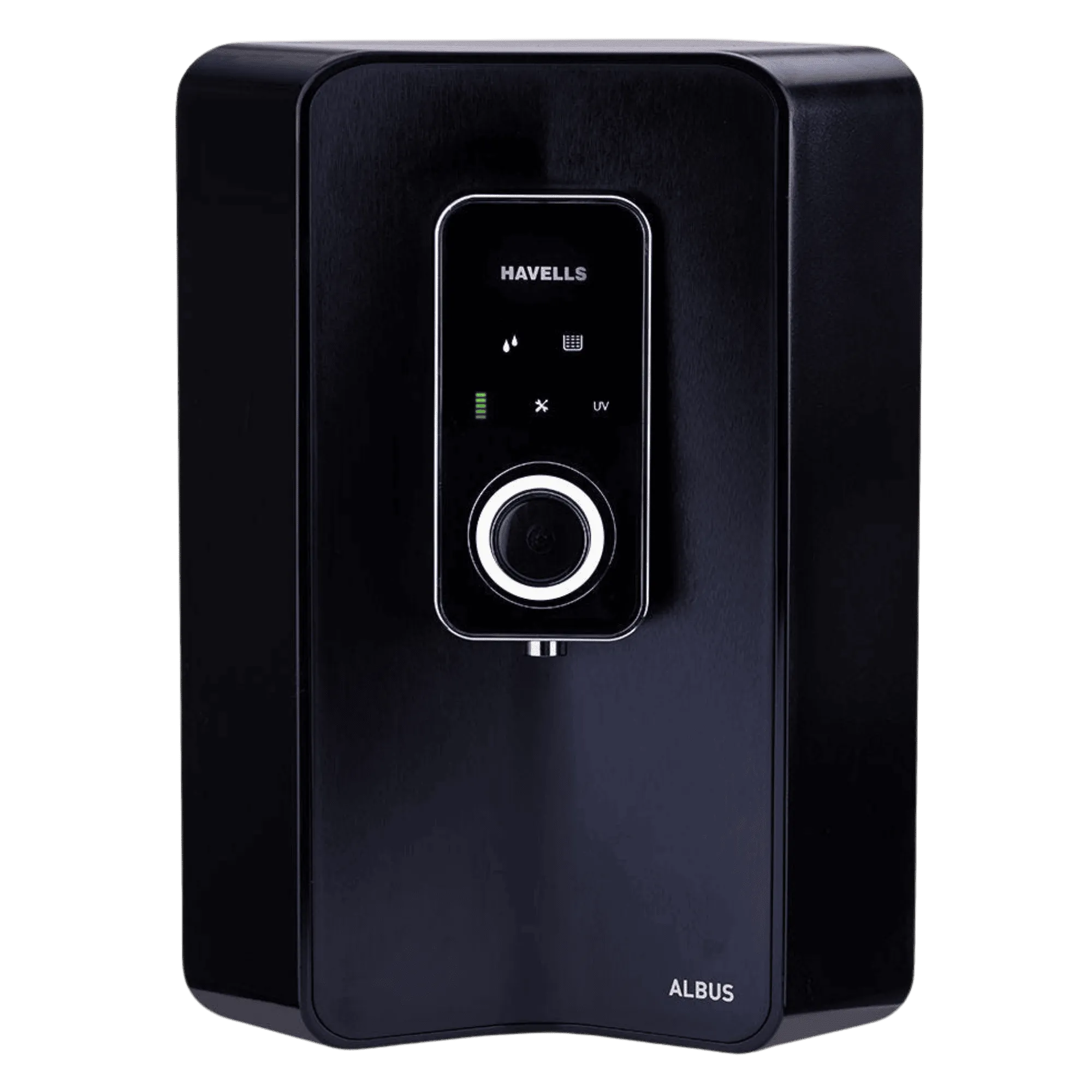 Havells albus ro uf water purifier 6 l black Front View