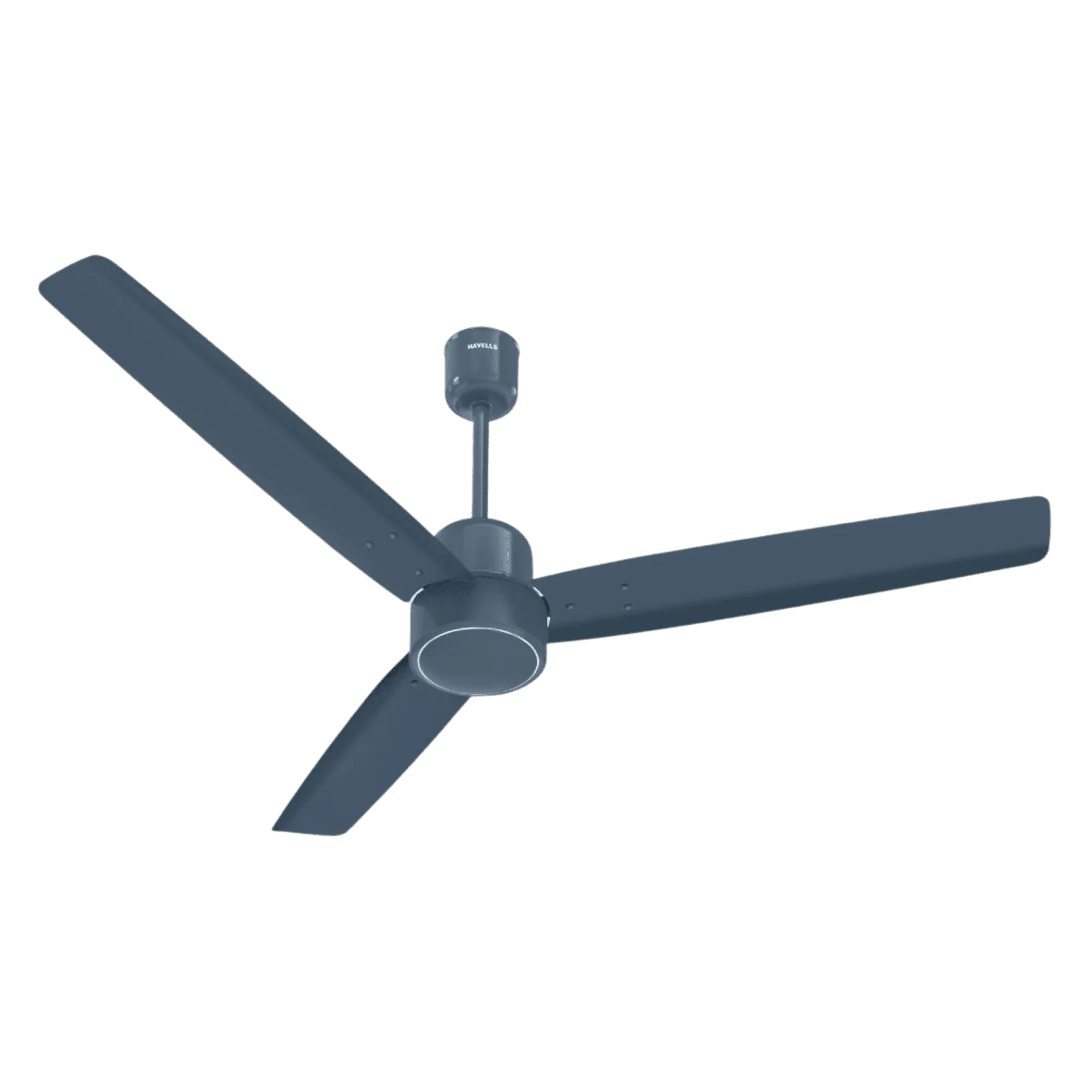 Havells epic bldc motor with remote 1200 mm ceiling fan denim blue Front View