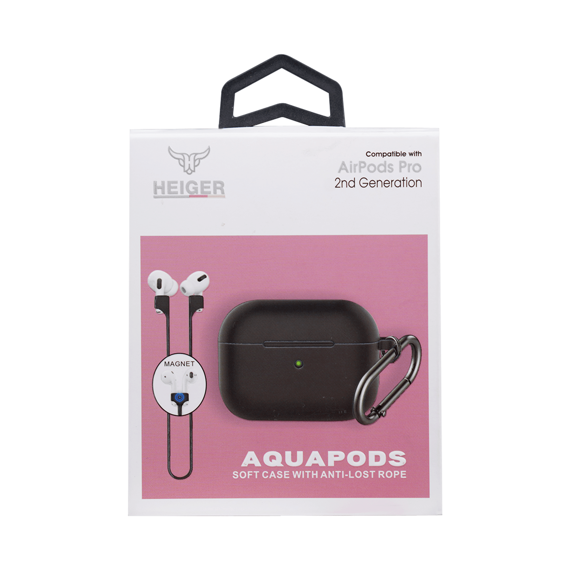 Buy Heiger Aquapods Silicon Case AirPods Pro 2nd Gen Black