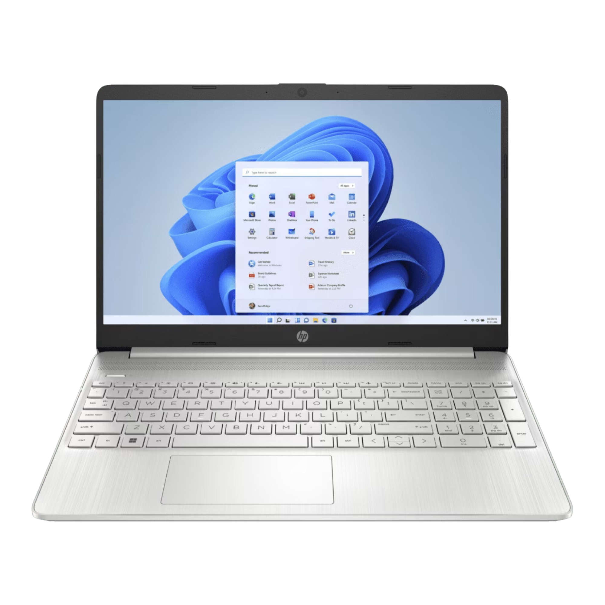 HP Intel Core i5 11th Gen Laptop (Natural Silver,16GB-512GB)