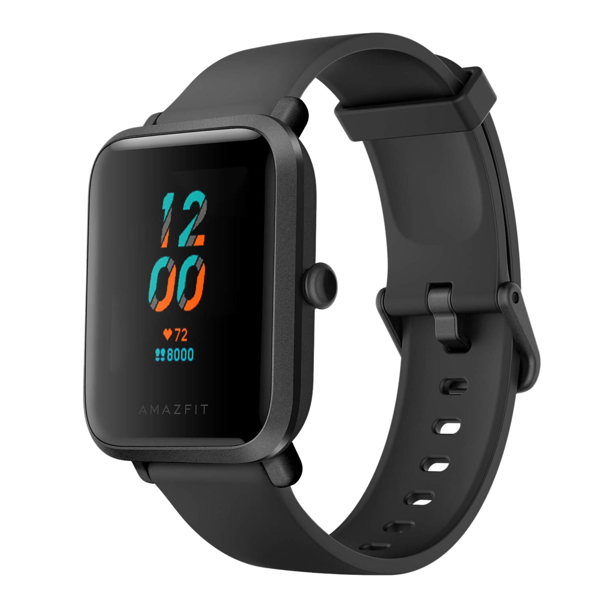 Coque Silicone Pour Huami Amazfit Bip / Bip Lite - 2 étuis Protection écran - Noir Transparent - Léger Et Accessible