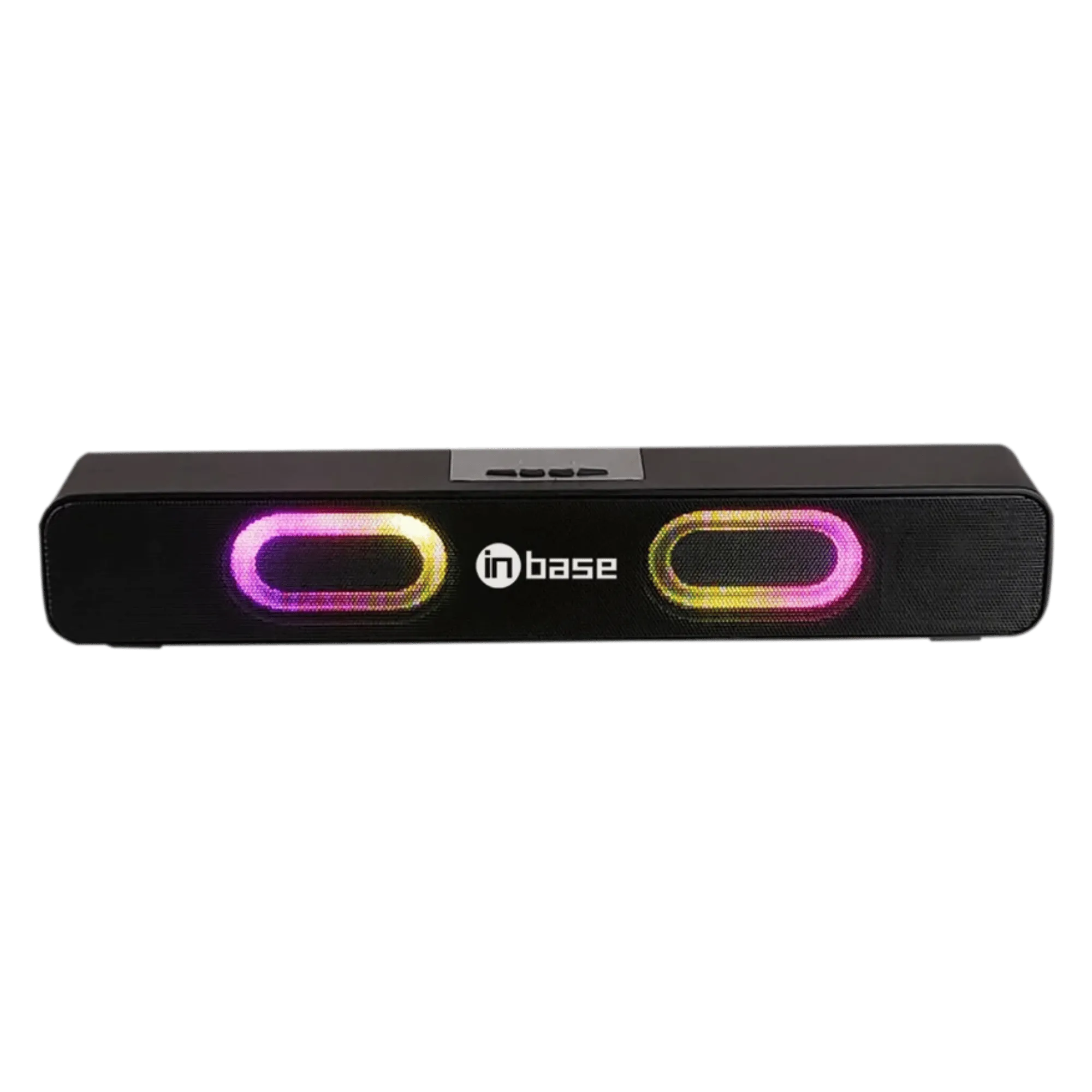 Inbase aura d400 rgb 20w bluetooth speaker black Front View