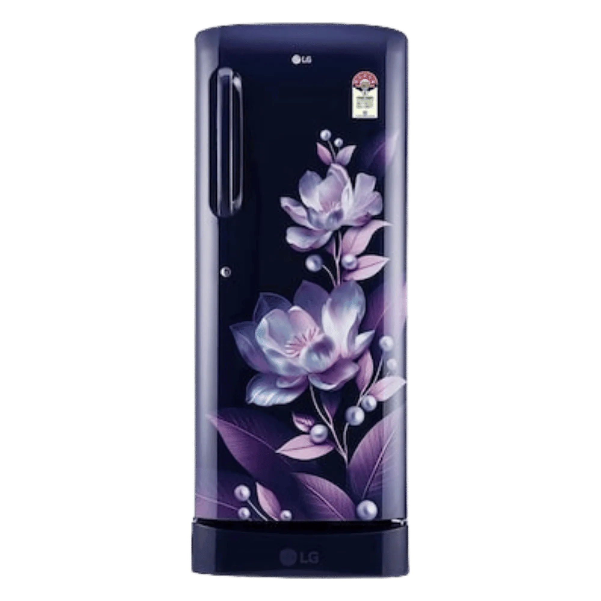 LG 224 l direct cool single door 5 star refrigerator gl d241abmu dbmzebn blue marvel Front View