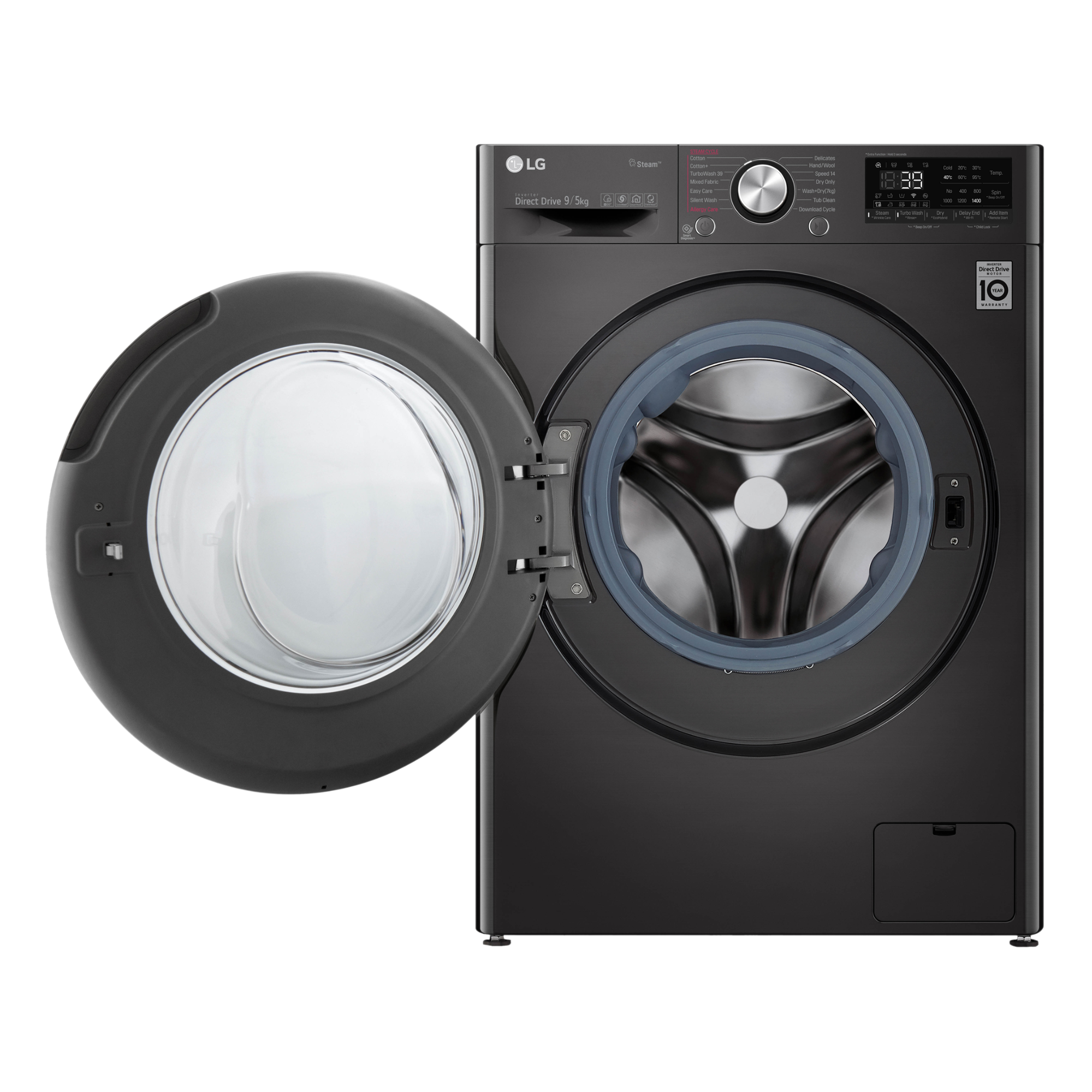 Buy LG 9.0Kg Front Load Washing Machine FHD0905STB Black