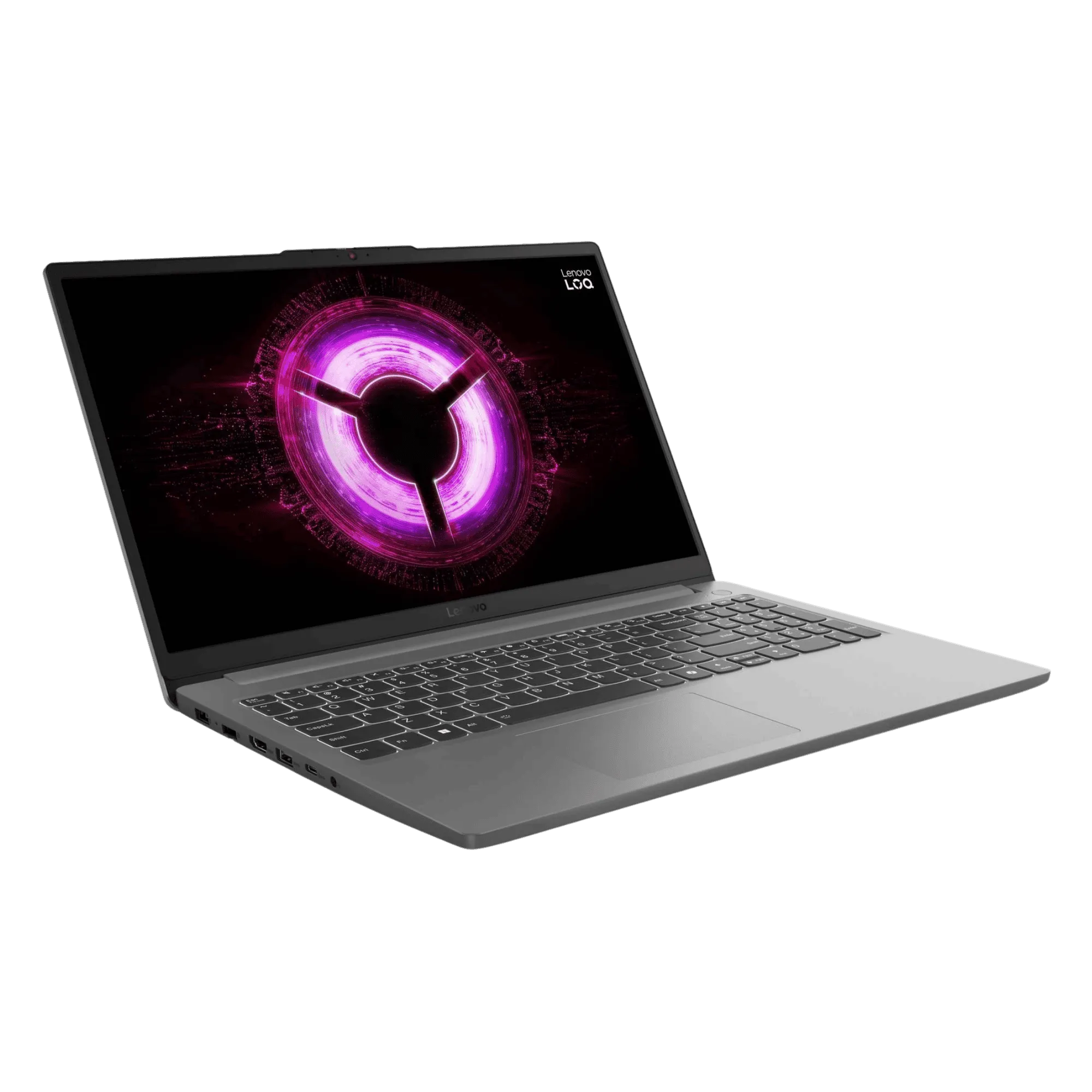 Lenovo loq essential gaming amd ryzen 7 170 windows 11 home laptop 83s000cpin luna grey 16gb 512gb Front Left View