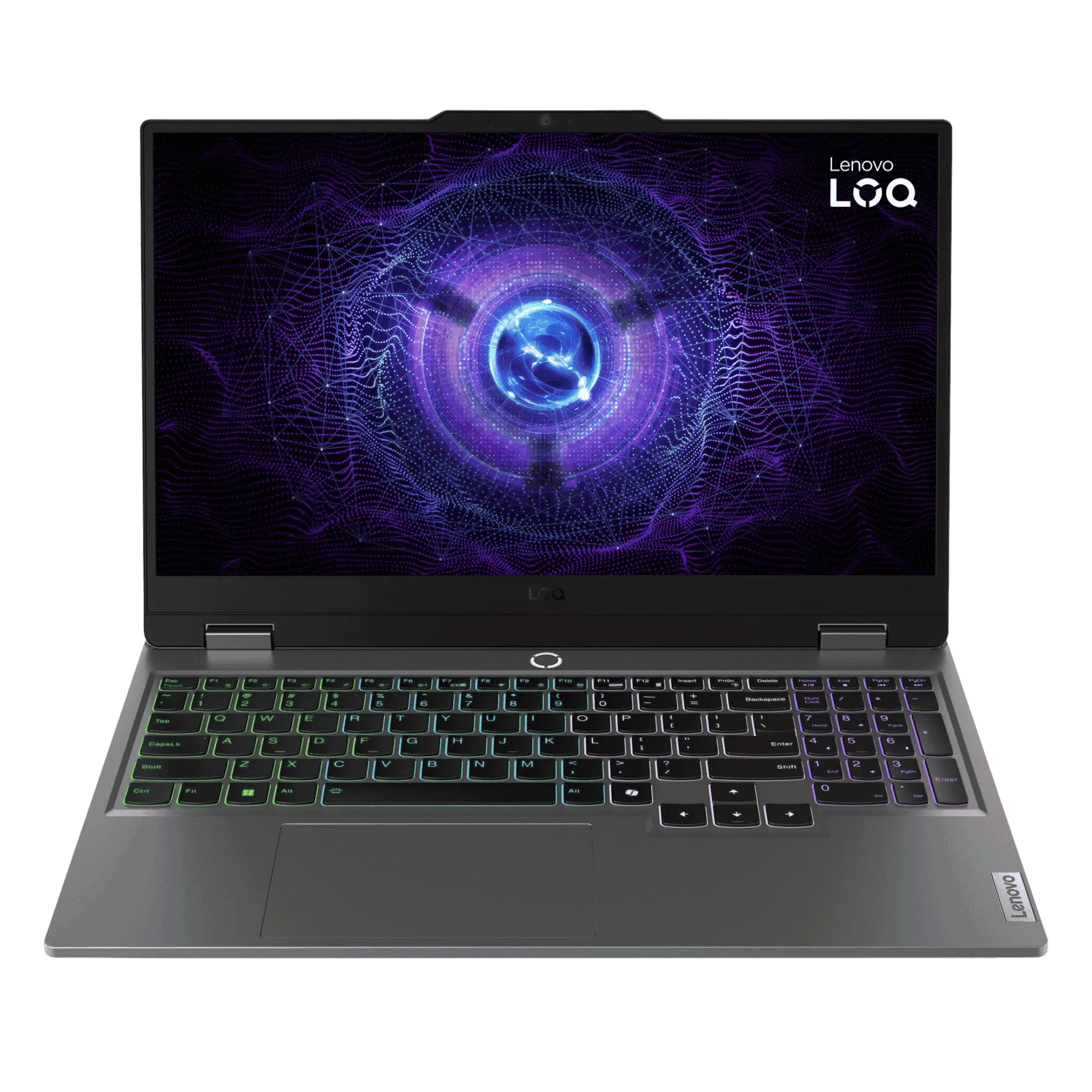 Lenovo loq gaming intel core i5 13th gen windows 11 home laptop 83dv01aain luna grey 16gb 512gb Front View