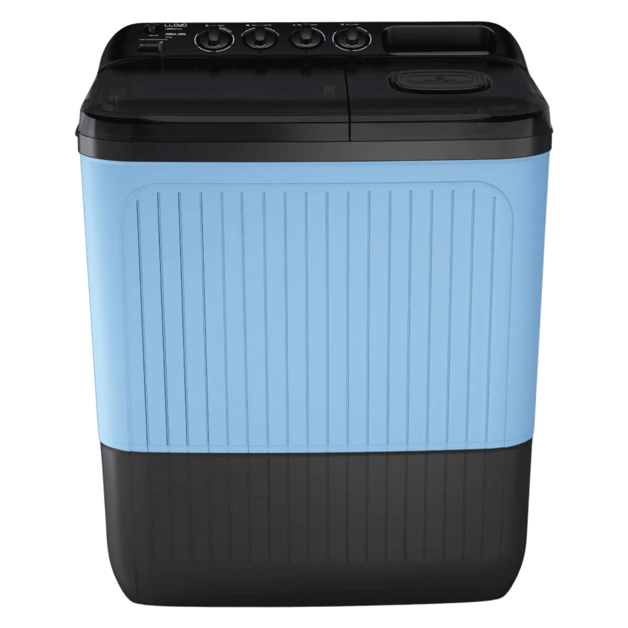 Lloyd 7 0kg semi automatic top load washing machine glws705aodib blue Front View