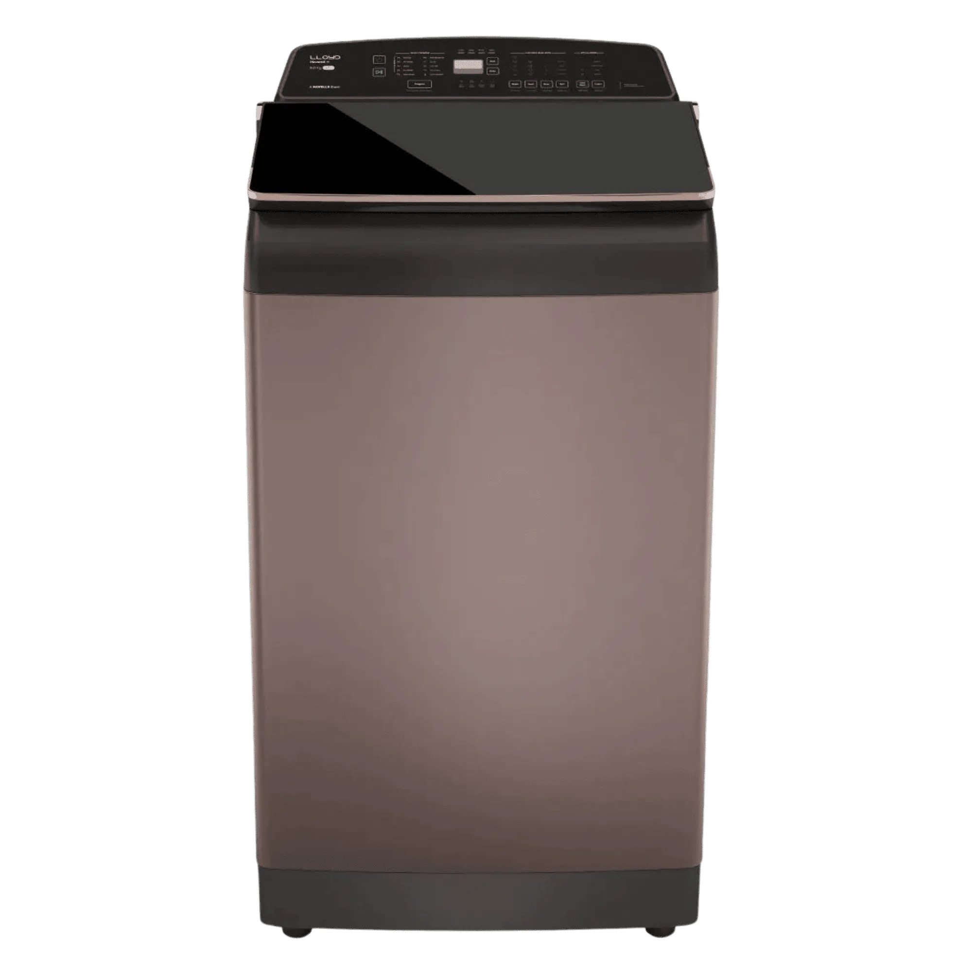 Lloyd 8 5 kg fully automatic top load washing machine glwt855n12cb copper blush Front View