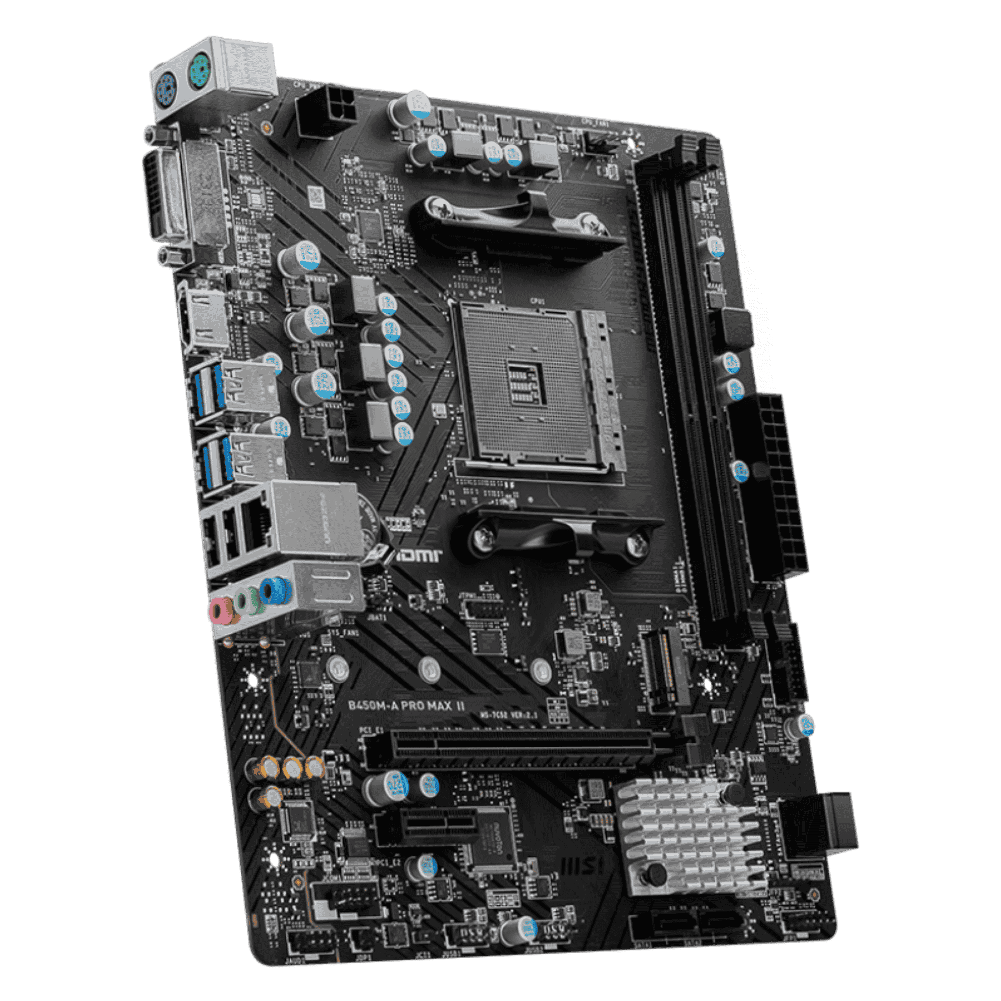 Buy MSI B450M A PRO MAX II With AM4 DDR4 Gaming Motherboard
