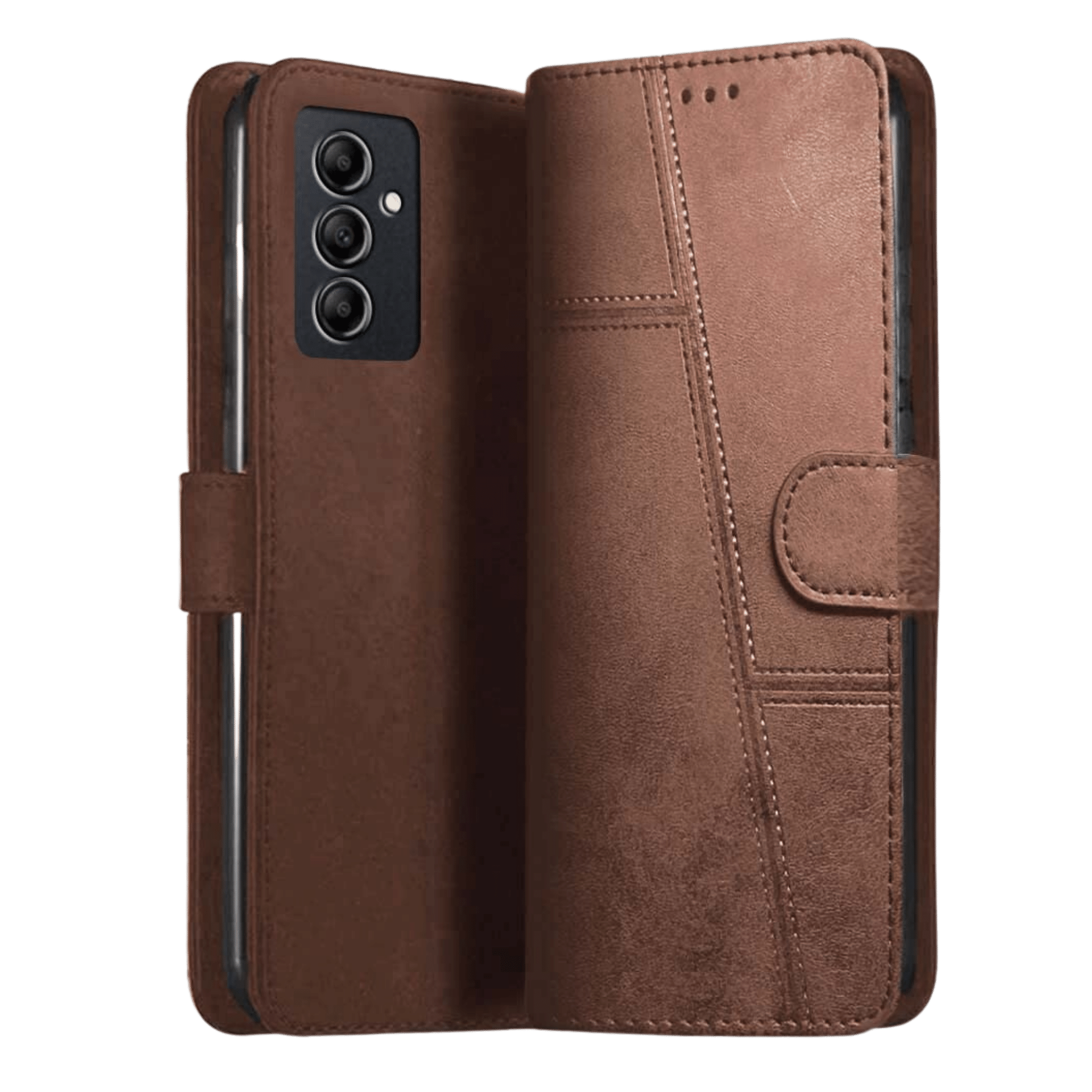 New Case Flip Cover For Samsung Galaxy A14 5G Brown