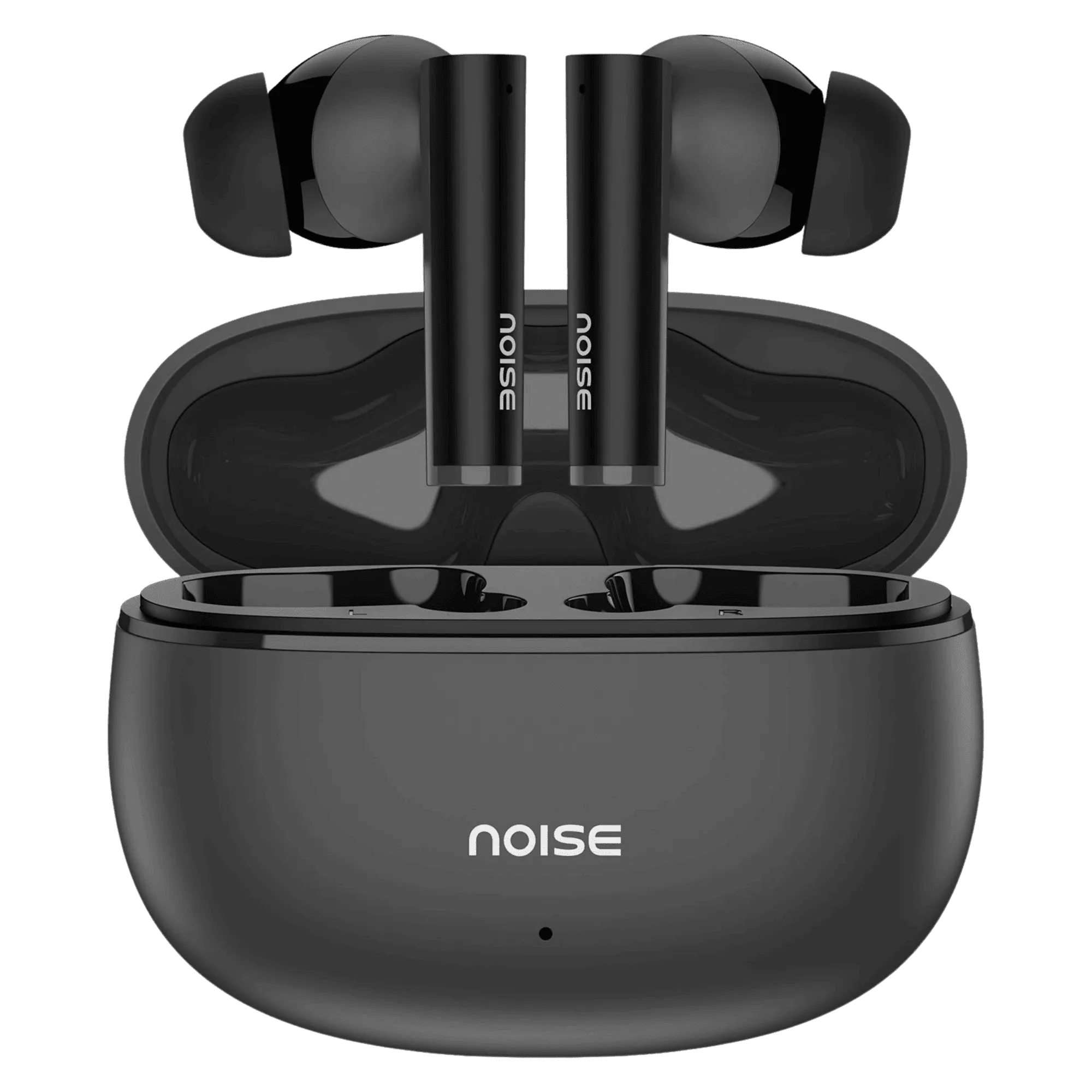 Noise buds apex truly wireless soft black Front View