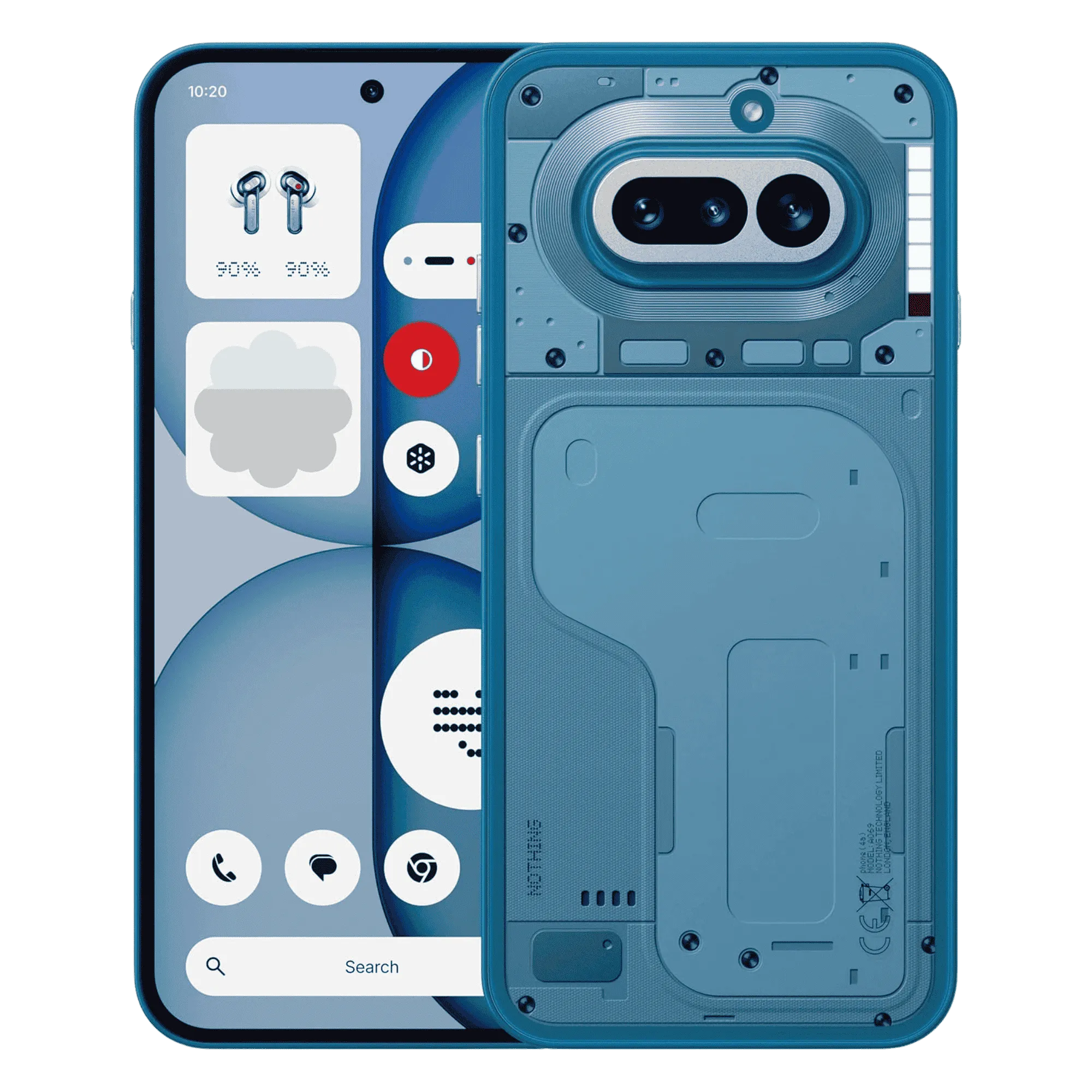 Nothing phone 4a 5g blue 8gb 128gb Front Back View