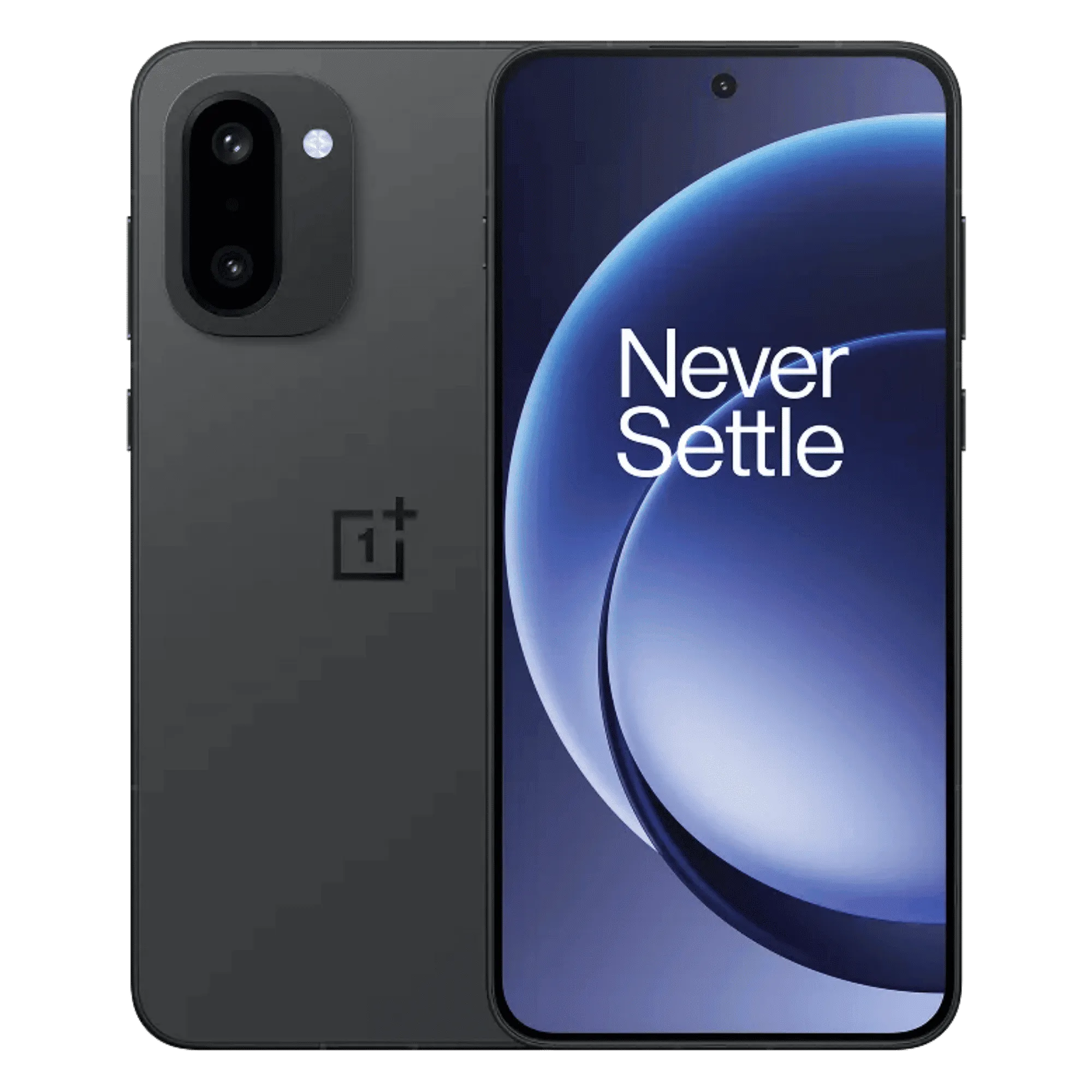 Oneplus 15r charcoal black 12gb 512gb Front Back View