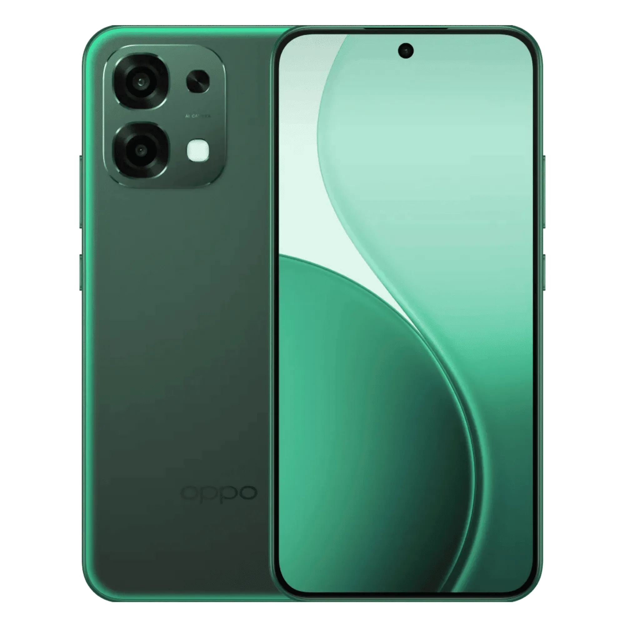 Oppo f33 5g forest green 8gb 128gb Front Back View