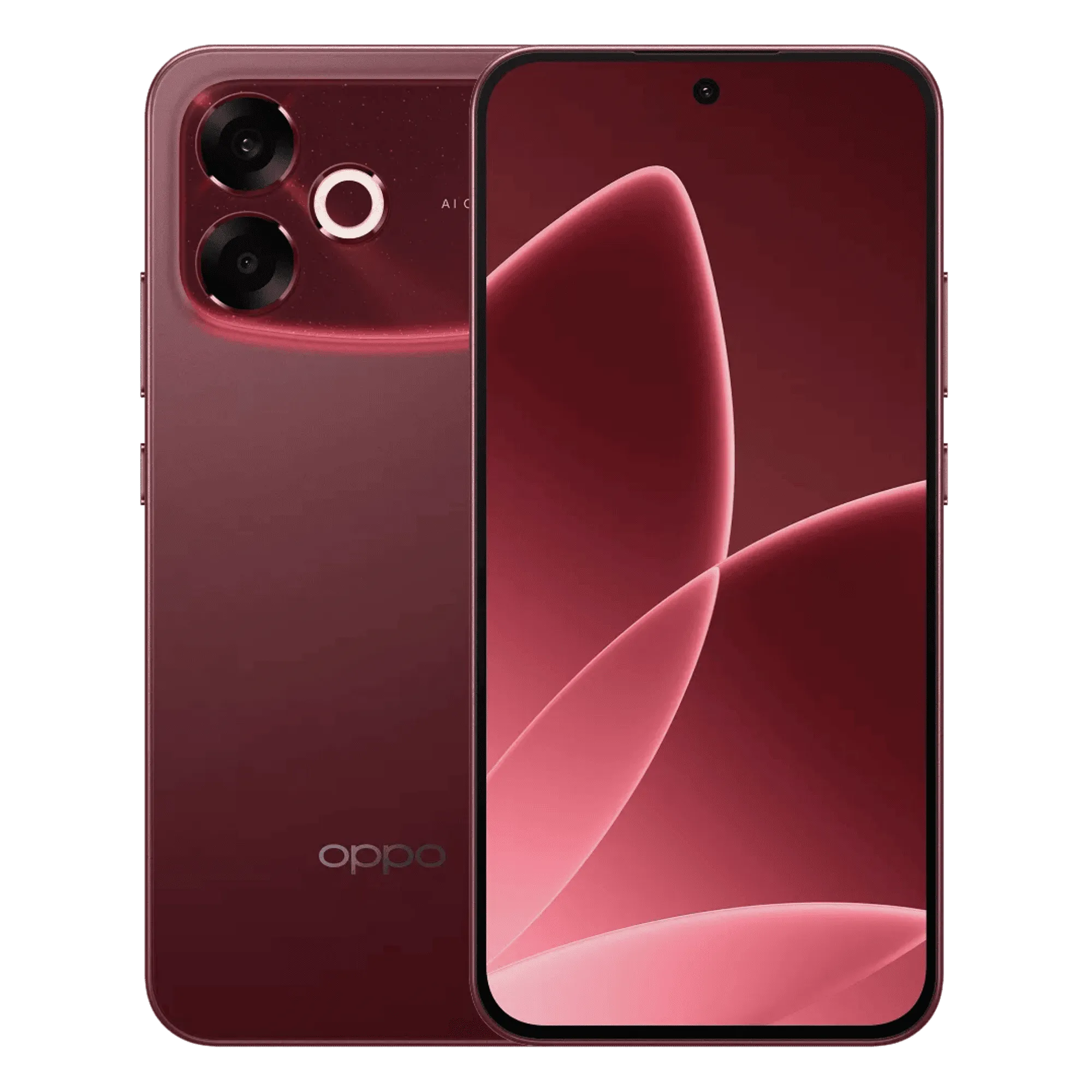 Oppo f33 pro 5g passion red 8gb 128gb Front Back View