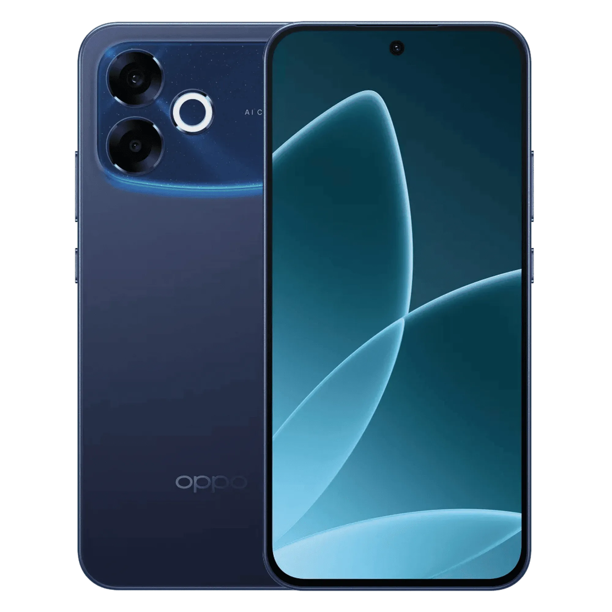 Oppo f33 pro 5g starry blue 8gb 128gb Front Back View