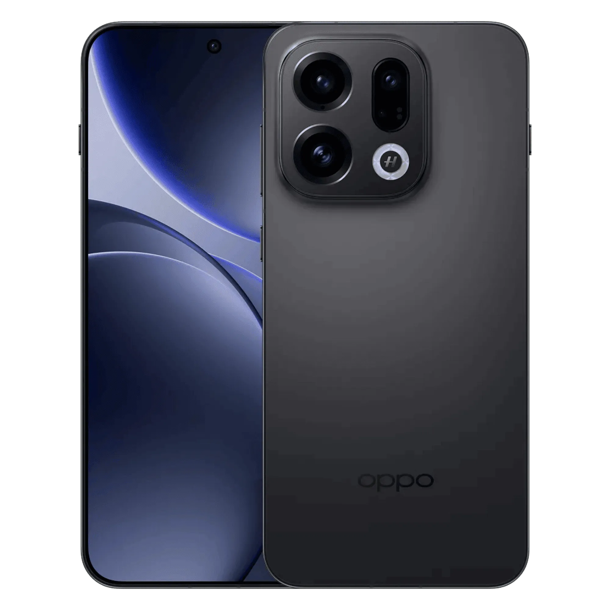 Oppo find x9 5g space black 16gb 512gb Front Back View