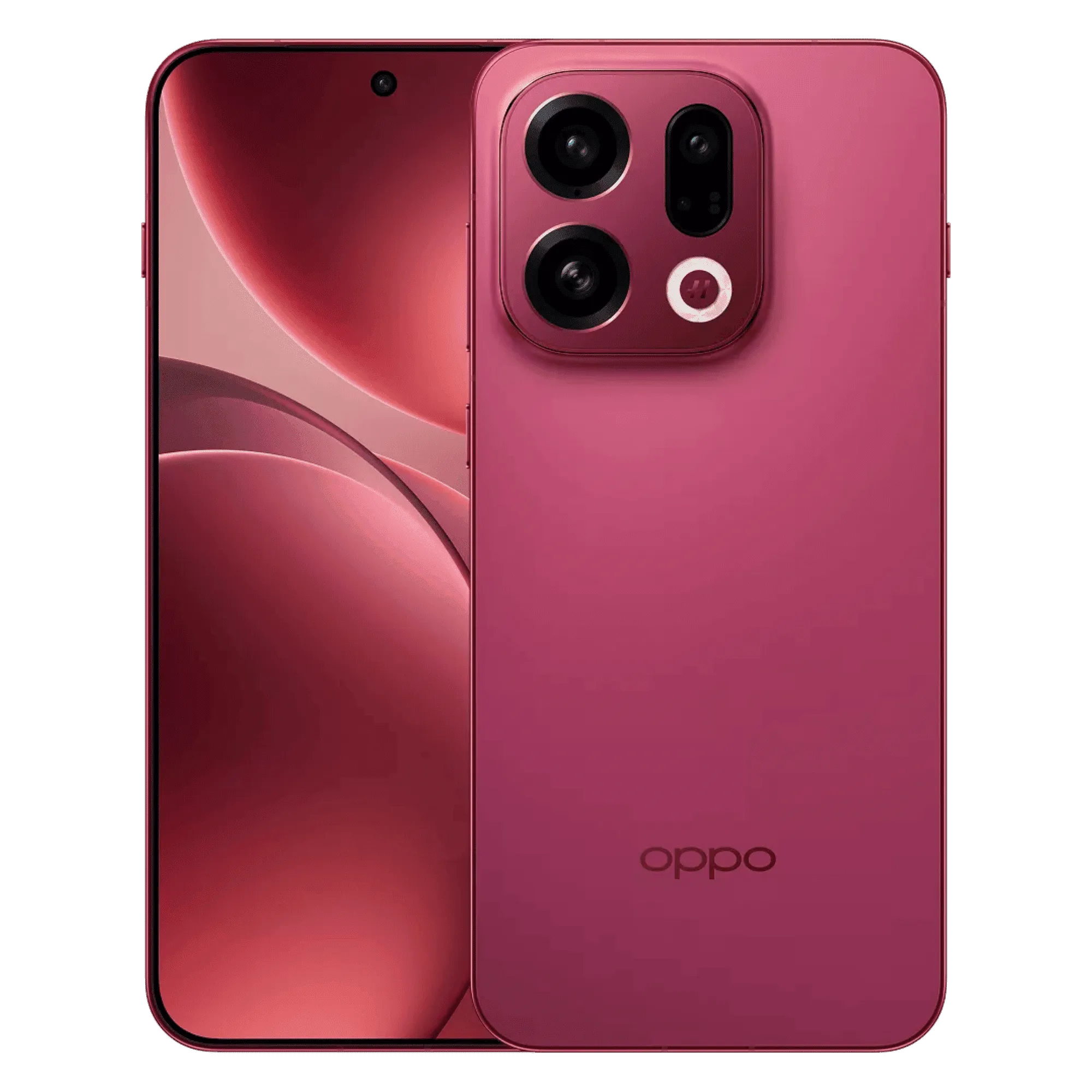 Oppo find x9 5g velvet red 12gb 256gb Front Back View