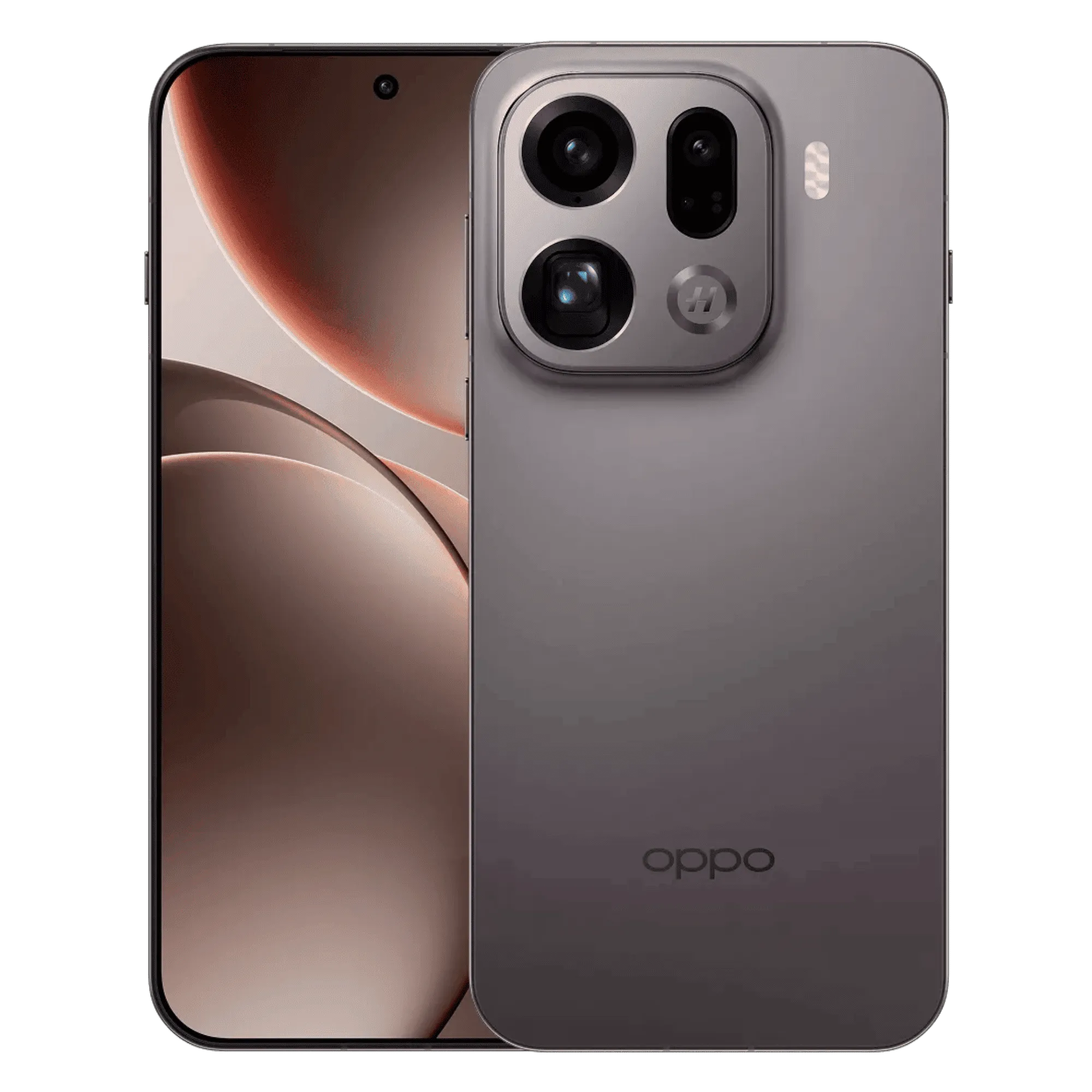 Oppo find x9 pro 5g titanium charcoal 16gb 512gb Front Back View
