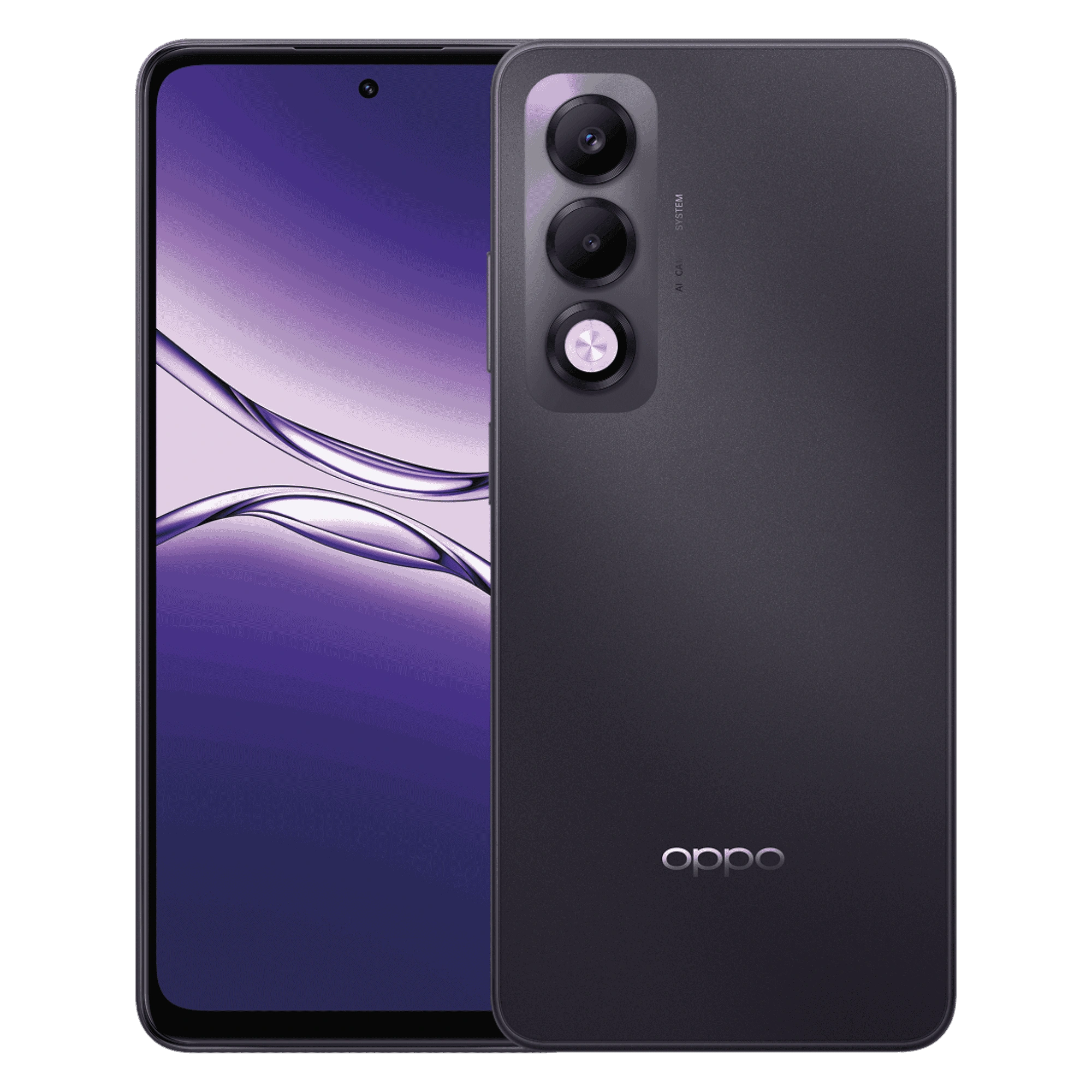 Oppo k13x 5g midnight violet 8gb 128gb Front Back View