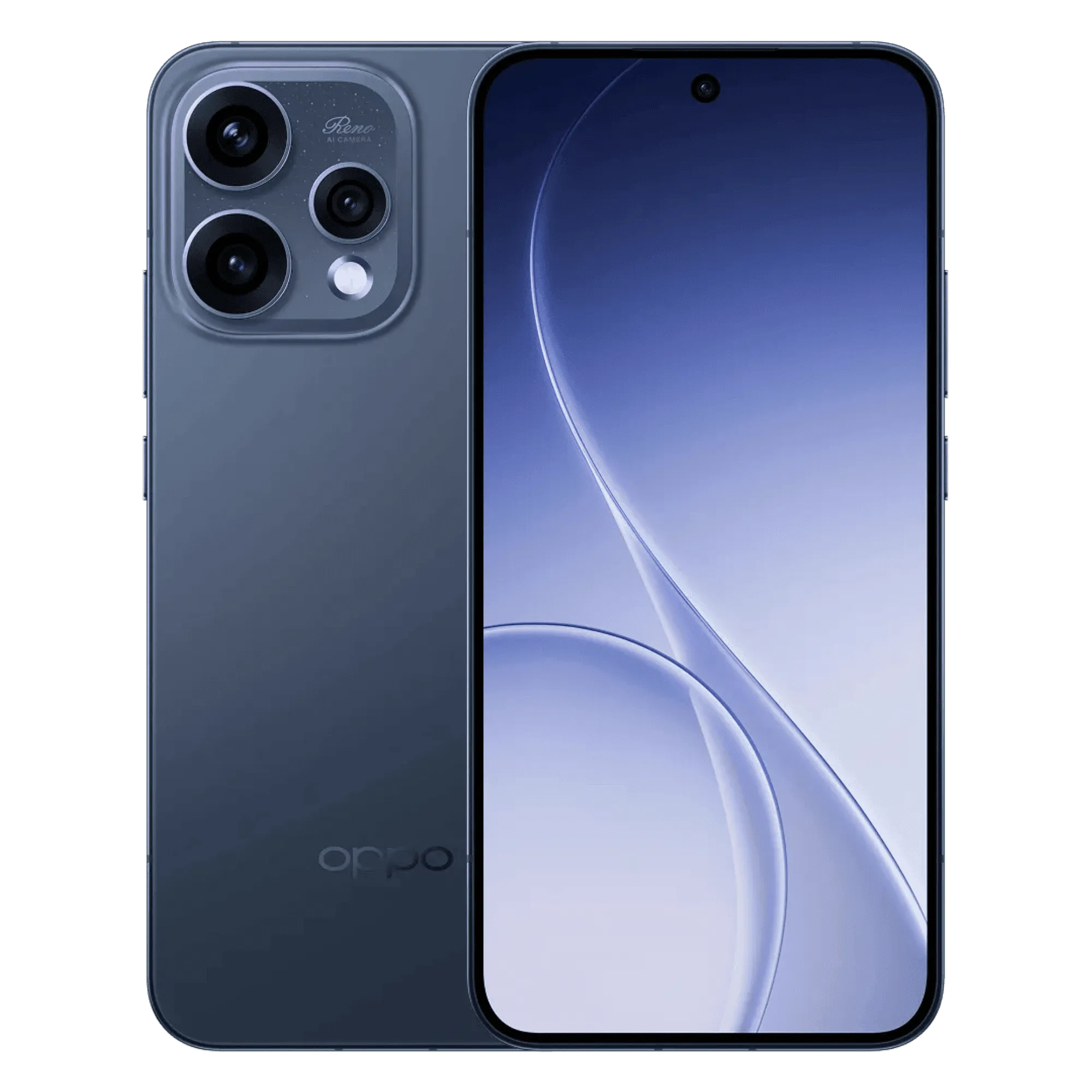 Oppo reno 15 5g twilight blue 12gb 256gb Front Back View