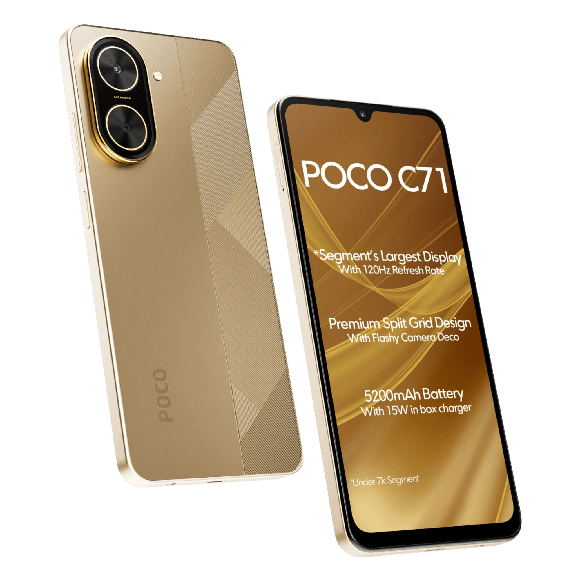 POCO C71 ゴールド New) Xiaomi POCO C71 4GB+128GB GOLD Dual SIM Unlocked