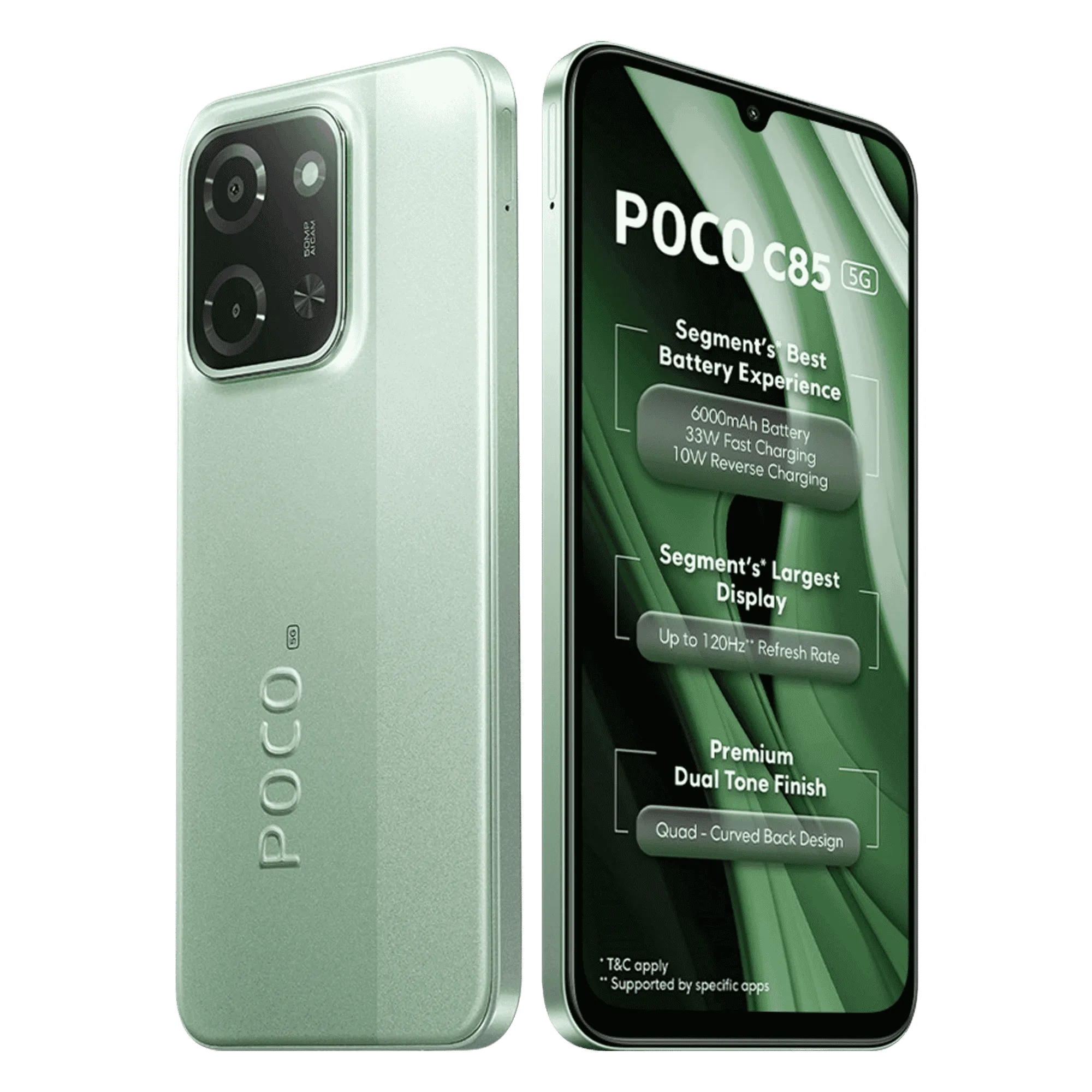 Shop Poco C85 5G in Spring Green (4GB-128GB) Best Deals