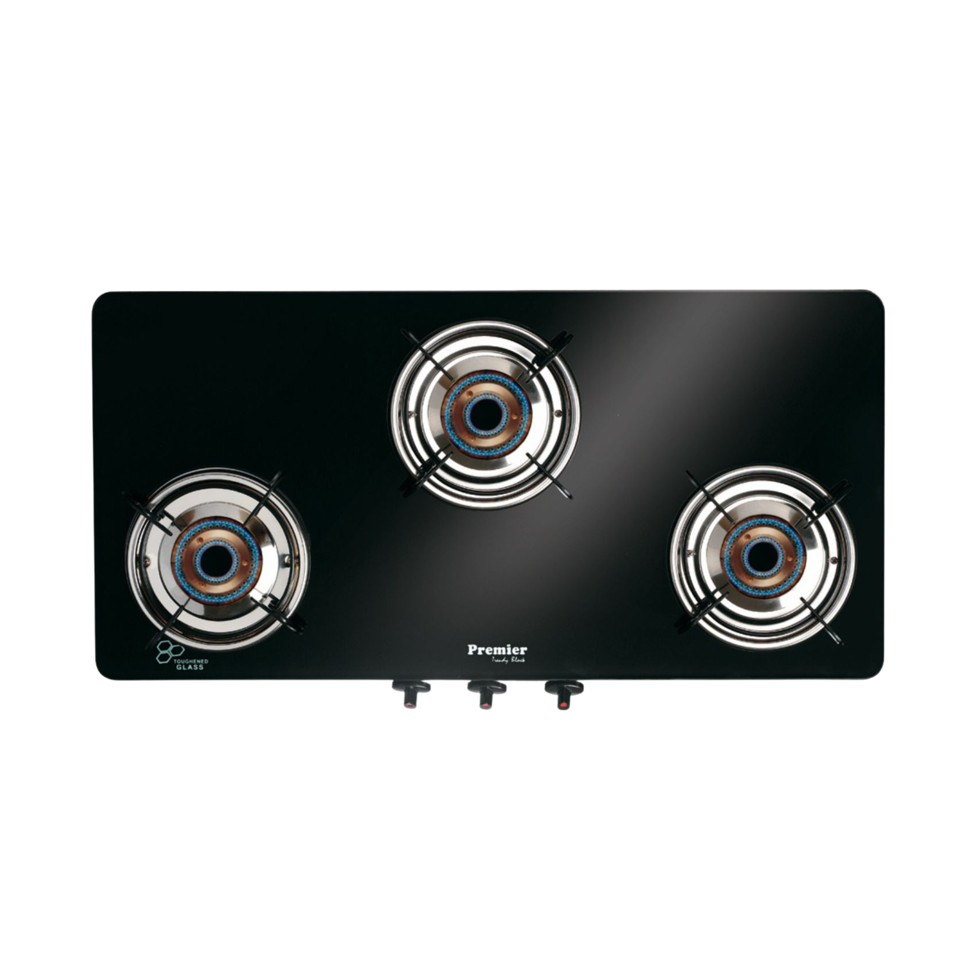 Get Premier 3GX 3 Burner Gas Stove Trendy Black best Price