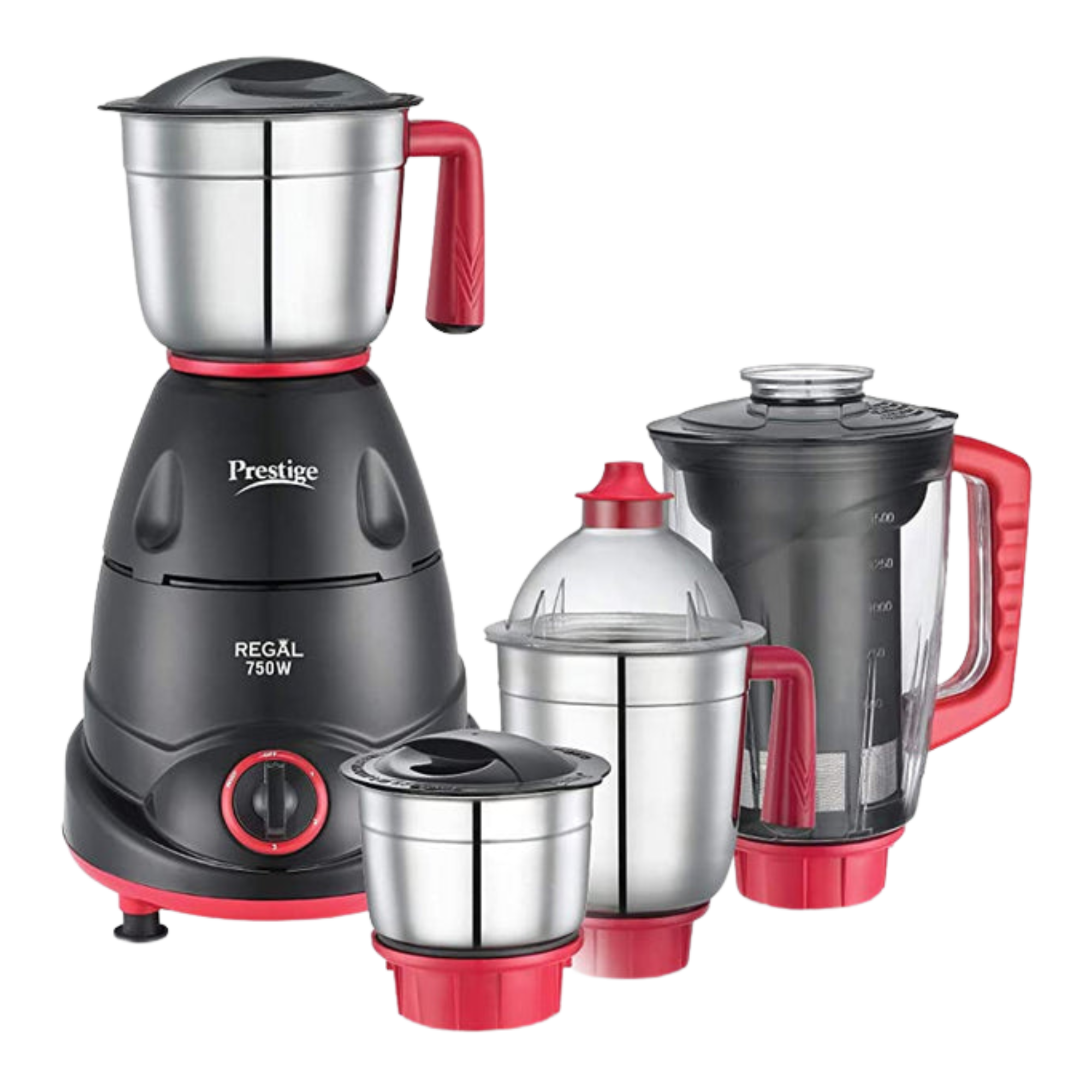 https://img-prd-pim.poorvika.com/product/Prestige-regal-mixer-grinder-4-jars-black-red-Full-Set.png