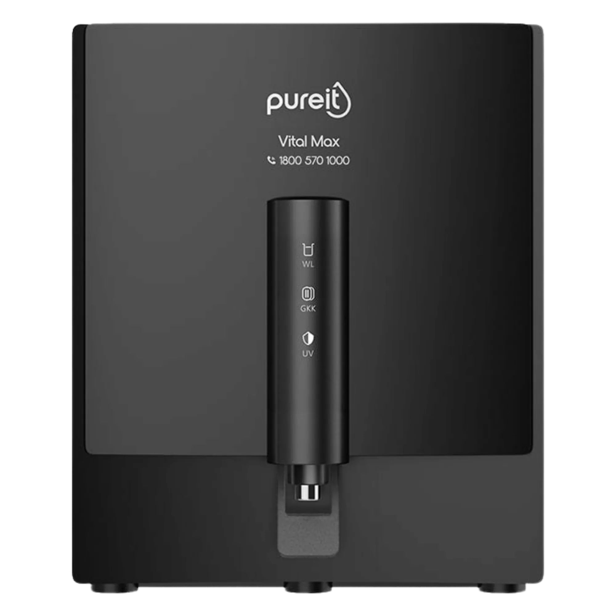 Pureit vital max ro uv water purifier 7 l black Front View