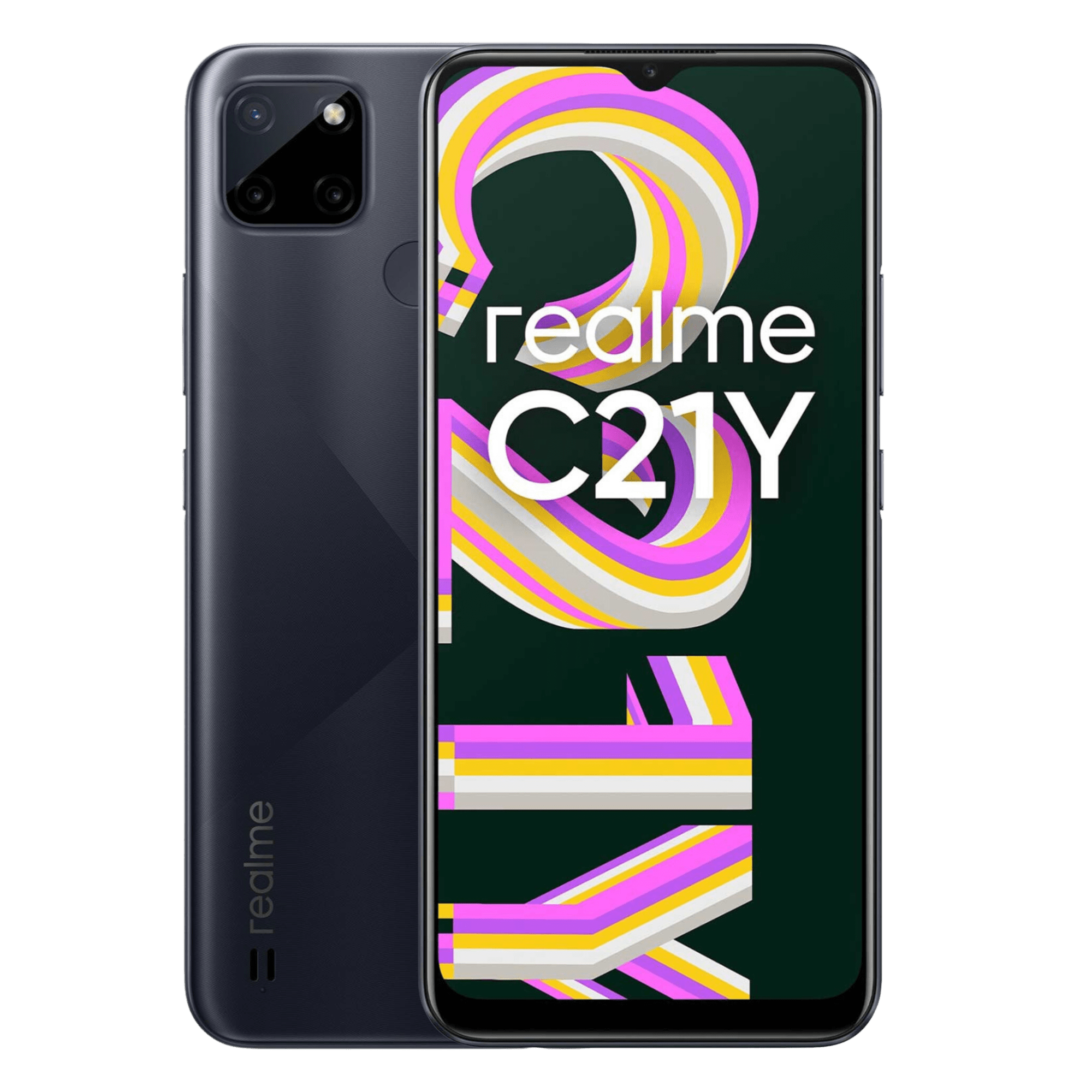 Get realme C21Y (Cross Black, 4GB-64GB) online price in India