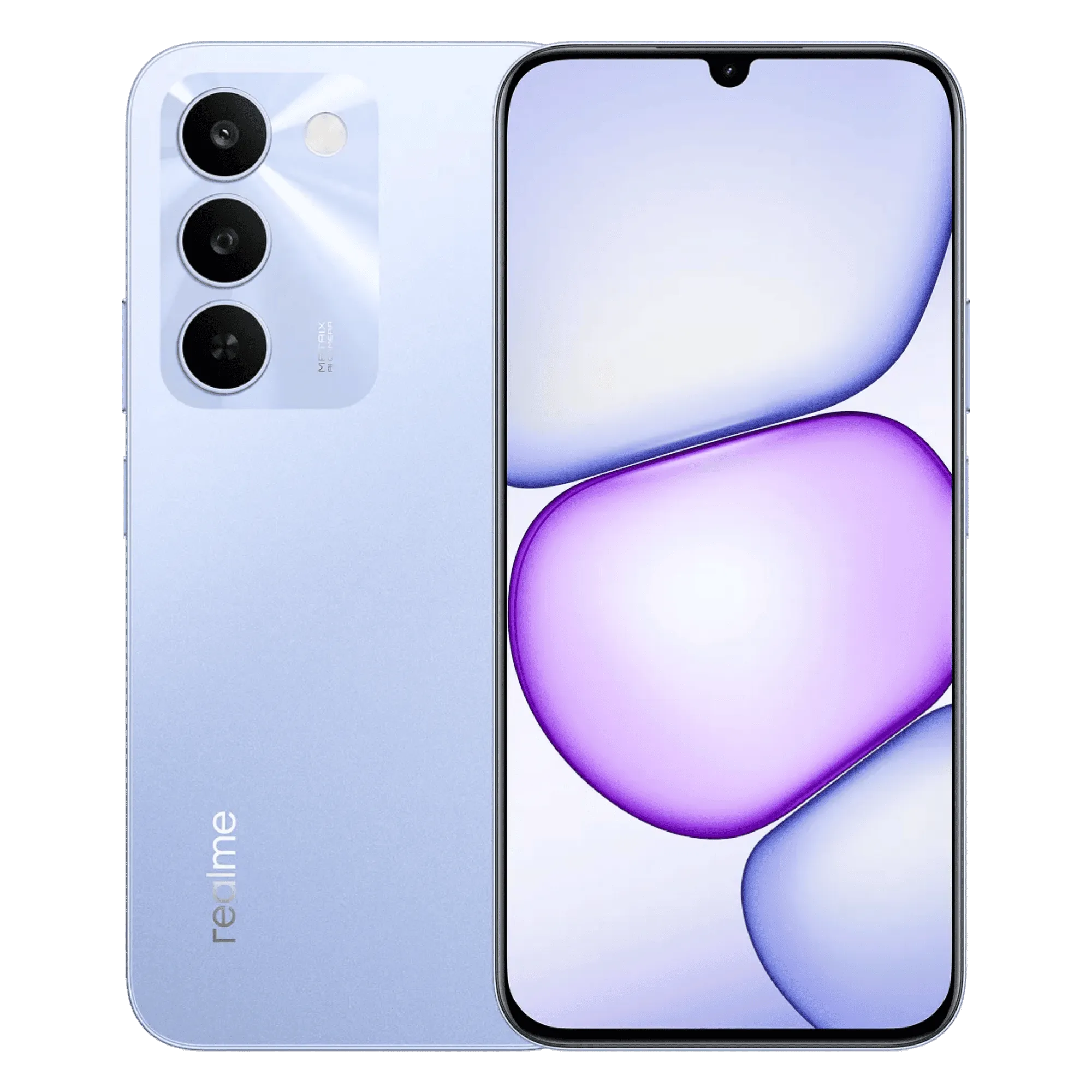 Realme c83 5g blooming purple 4gb 128gb Front Back View