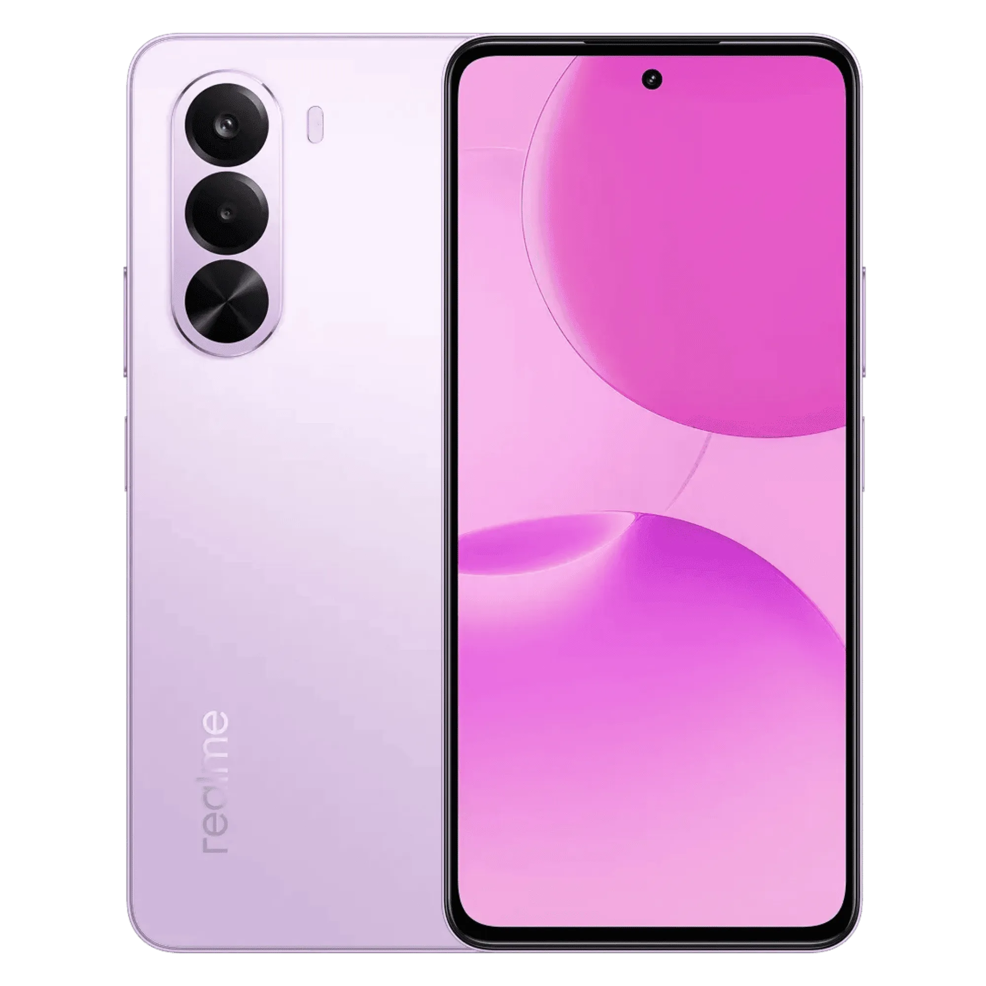 Realme p4x 5g elegant pink 8gb 256gb Front Back View