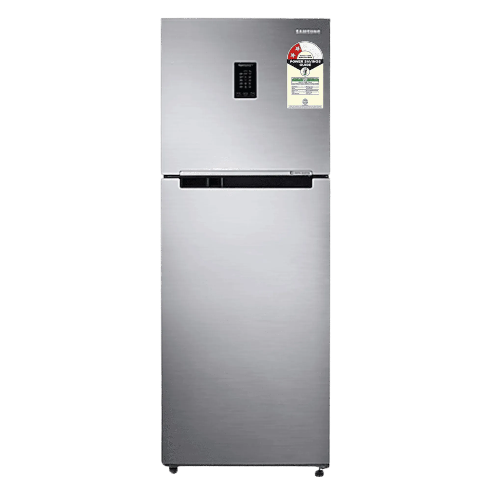 Samsung 301 l frost free double door 2 star refrigerator rt31h4522s8 hl elegant inox Front View