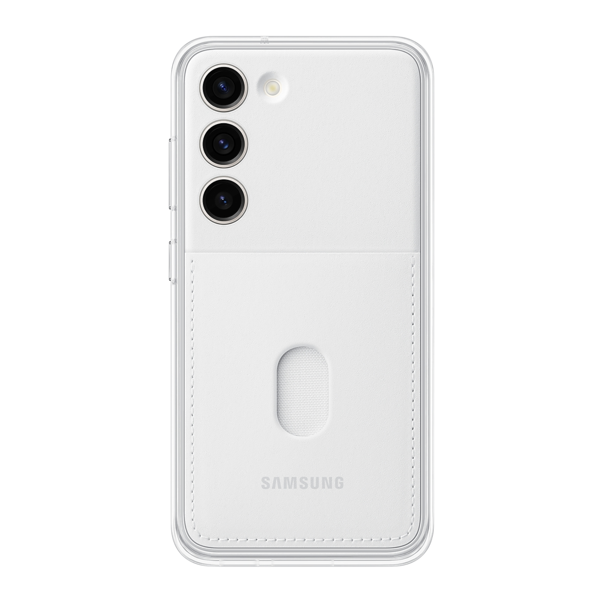 Samsung Frame Case For Galaxy S23 ( White )